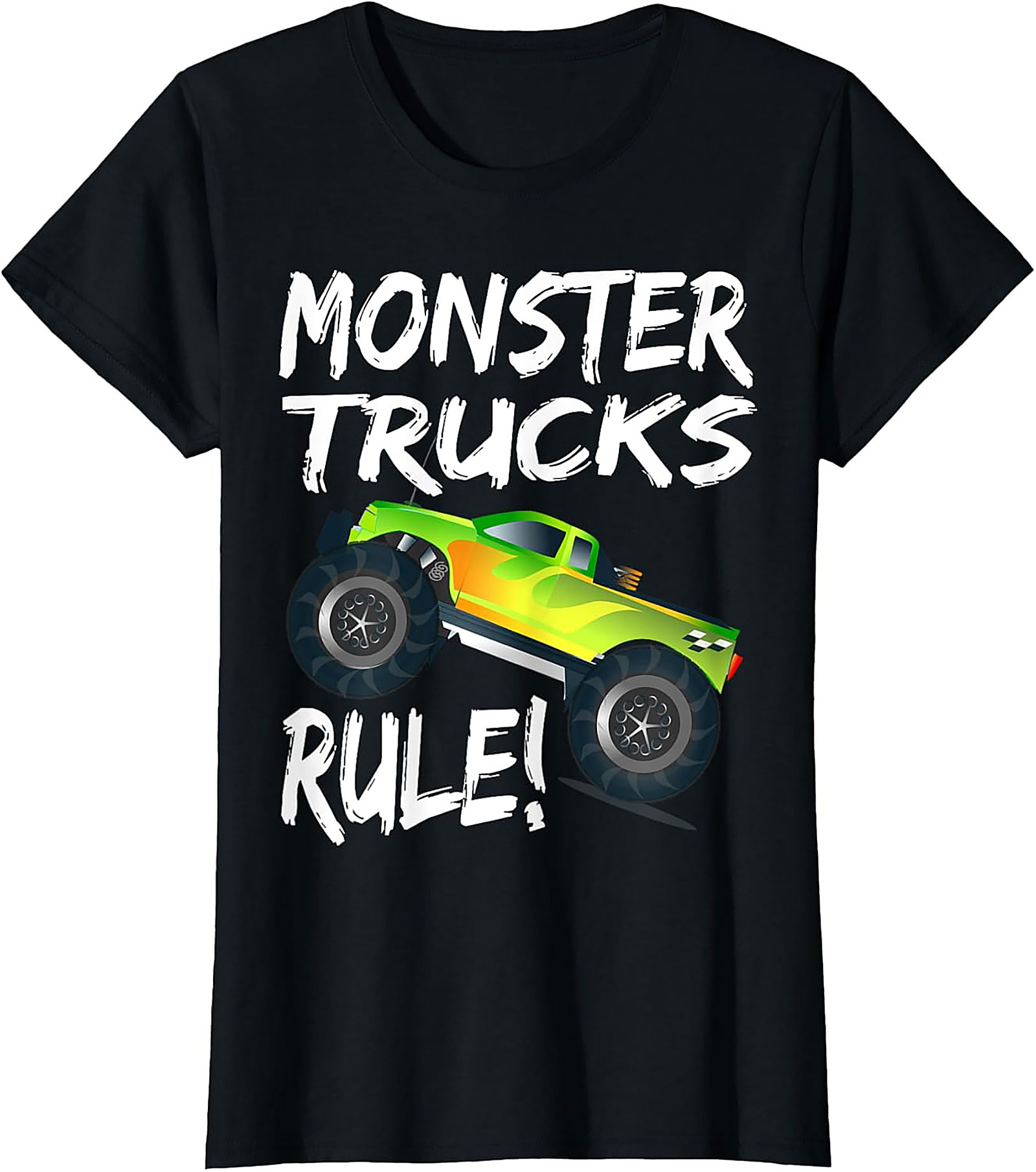 Monster Trucks Rule! Graphic Tee – Awesome Unisex Shirt for Truck Fans