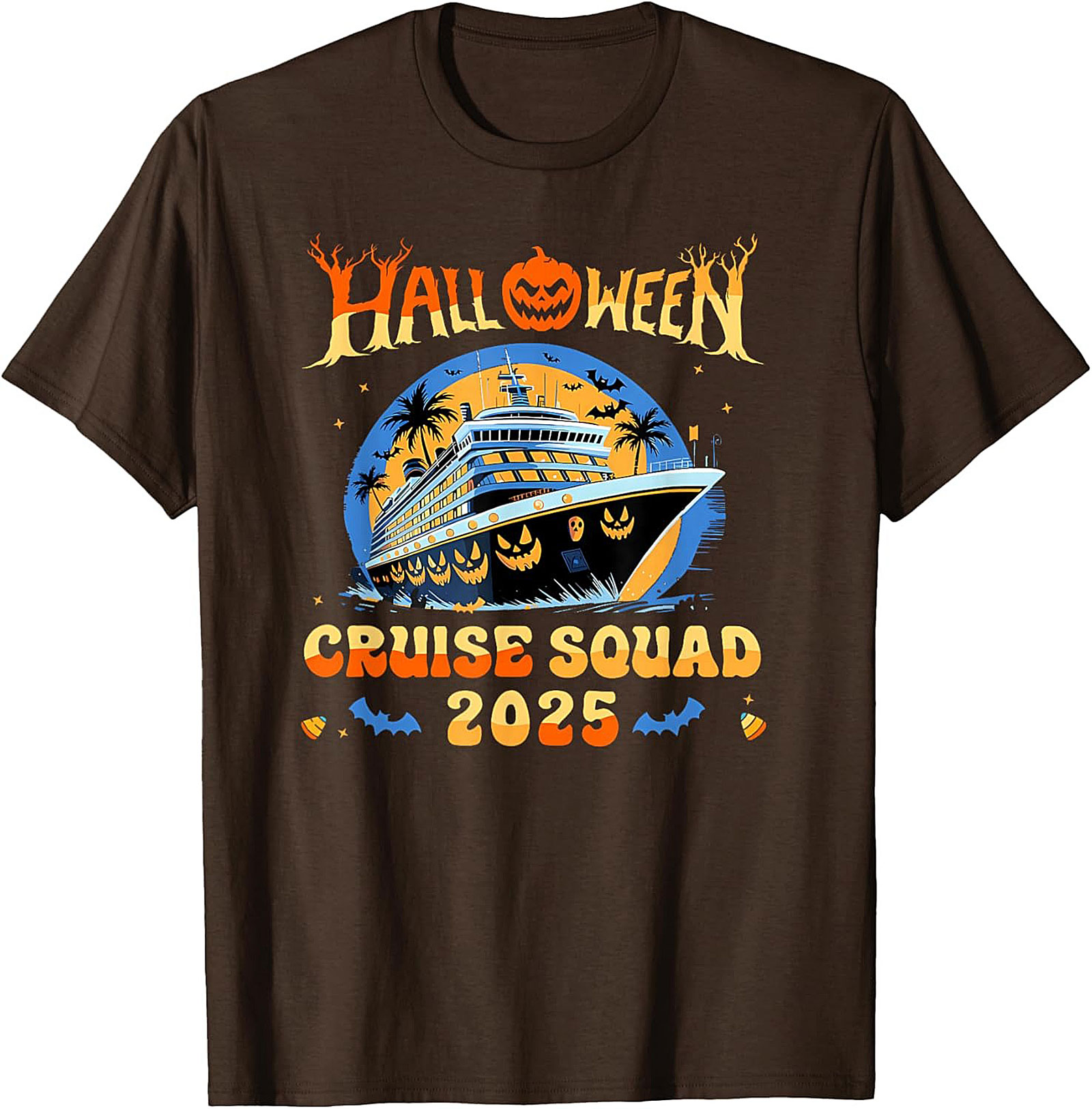 Halloween Cruise Squad T-Shirt 2025 | Spooky Graphic Tee