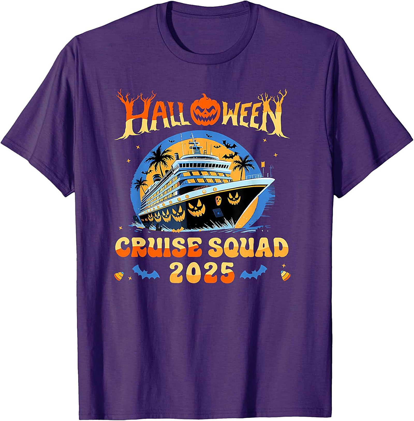 Halloween Cruise Squad T-Shirt 2025 | Spooky Graphic Tee