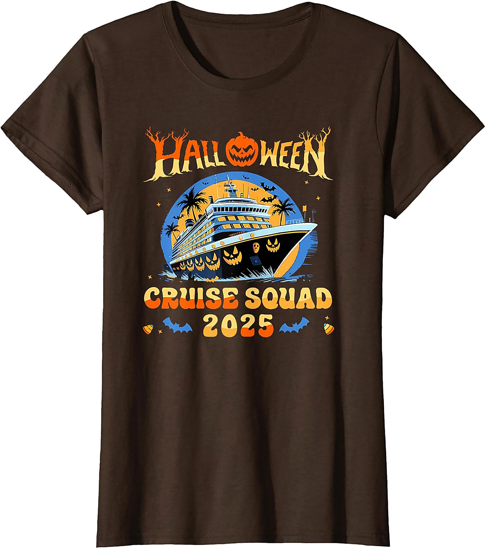 Halloween Cruise Squad T-Shirt 2025 | Spooky Graphic Tee
