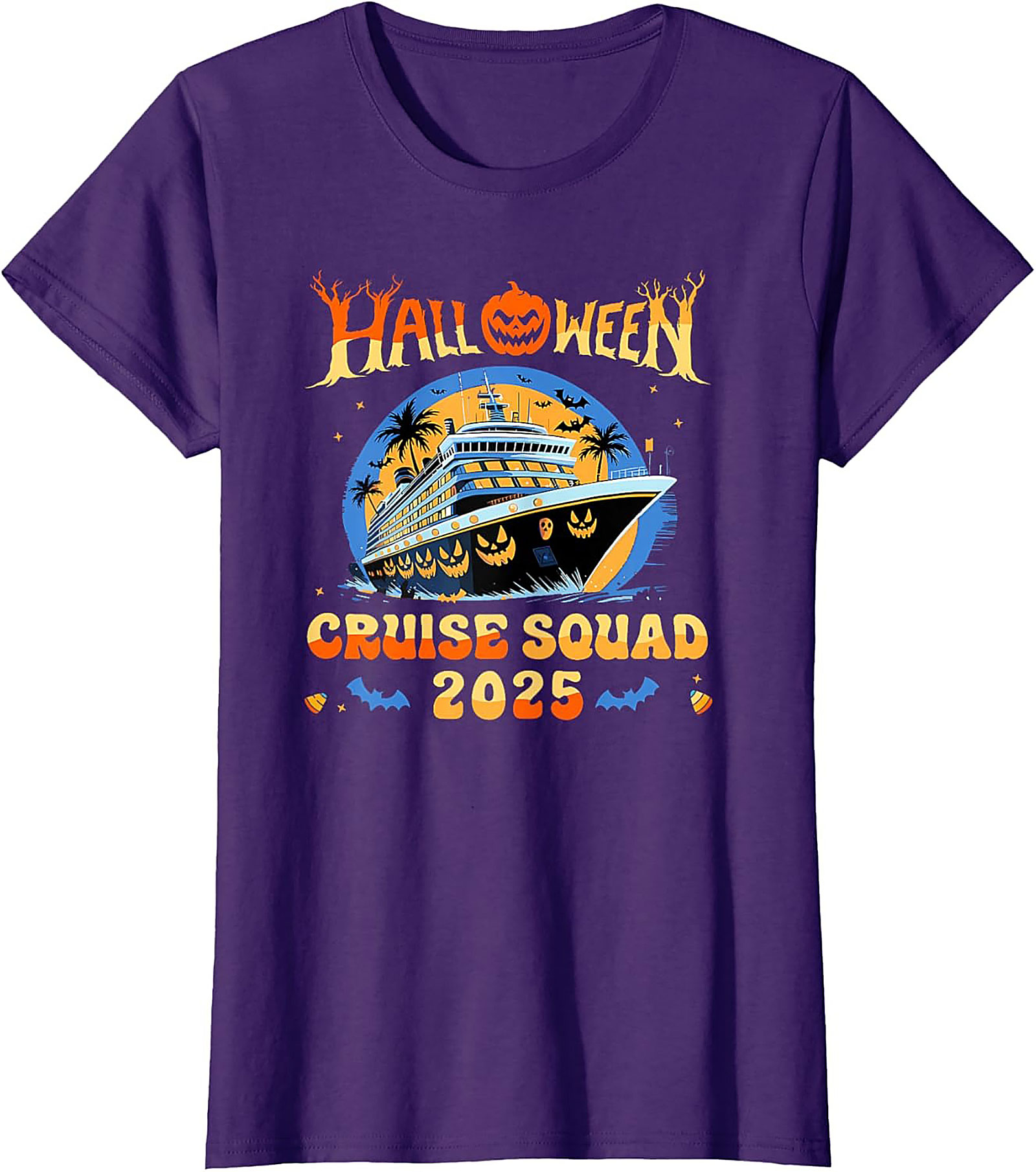 Halloween Cruise Squad T-Shirt 2025 | Spooky Graphic Tee
