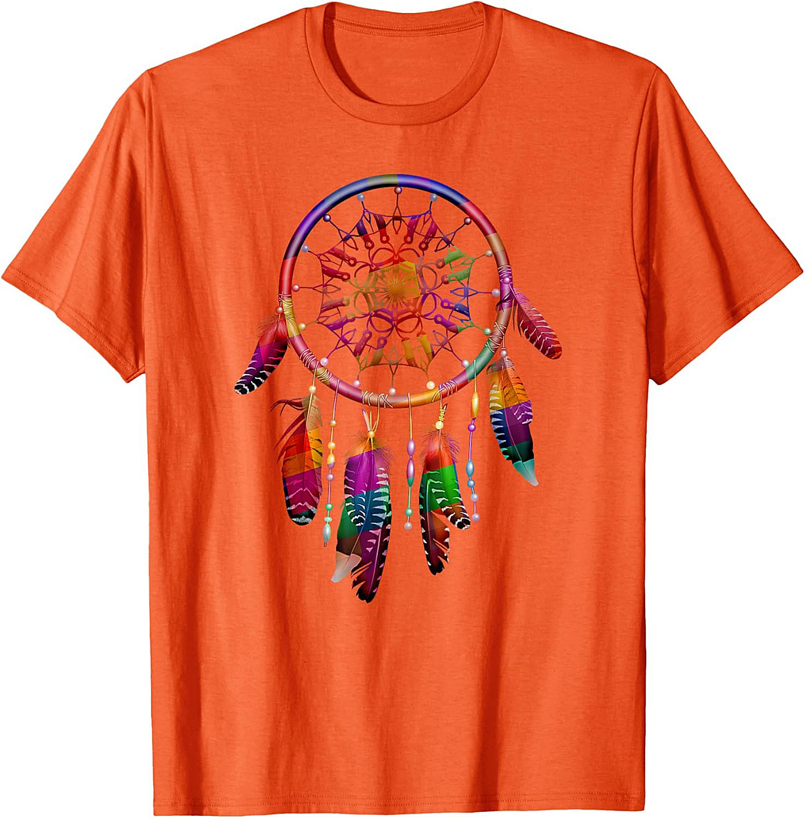 Rainbow Dreamcatcher Graphic Tee Spiritual Unisex Shirt