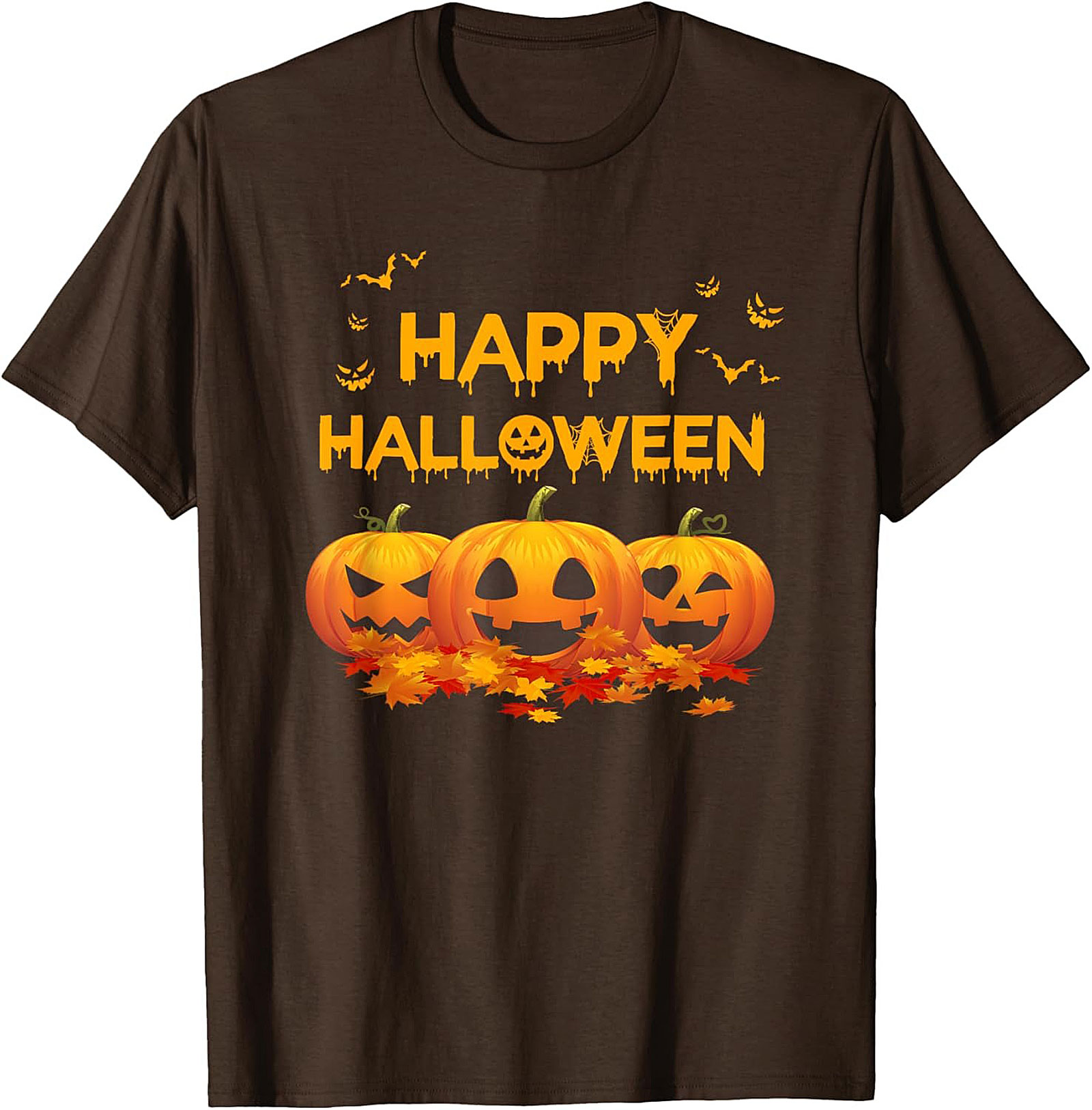 Happy Halloween Jack-o'-Lantern T-shirt | Spooky Graphic Tee