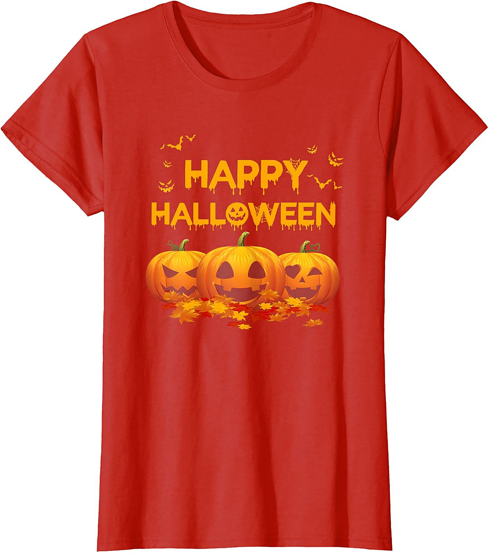 Happy Halloween Jack-o'-Lantern T-shirt | Spooky Graphic Tee