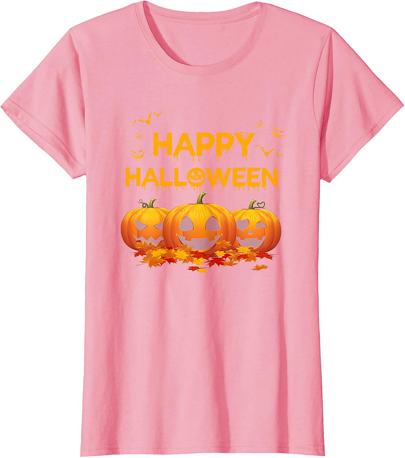 Happy Halloween Jack-o'-Lantern T-shirt | Spooky Graphic Tee