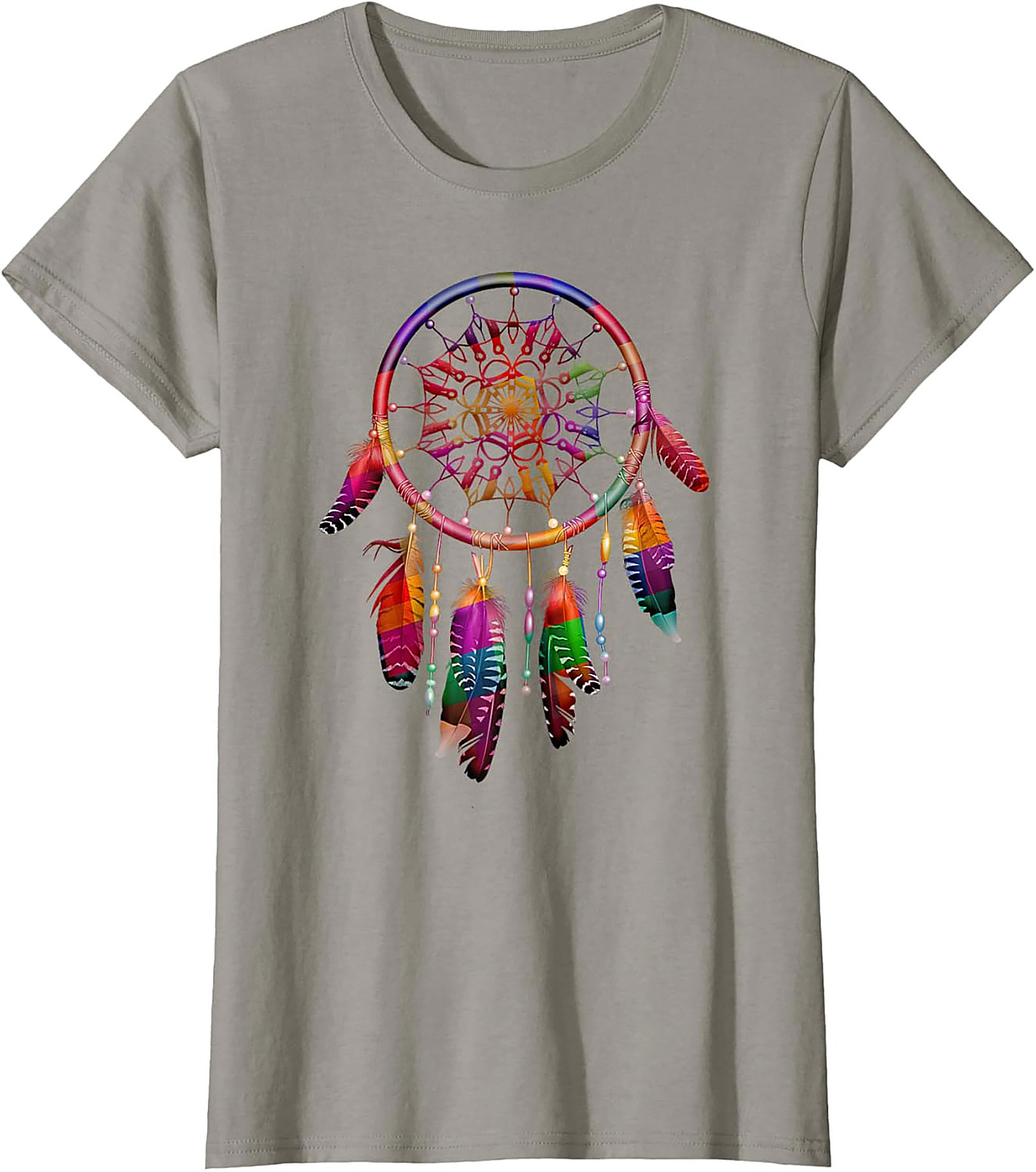 Rainbow Dreamcatcher Graphic Tee Spiritual Unisex Shirt