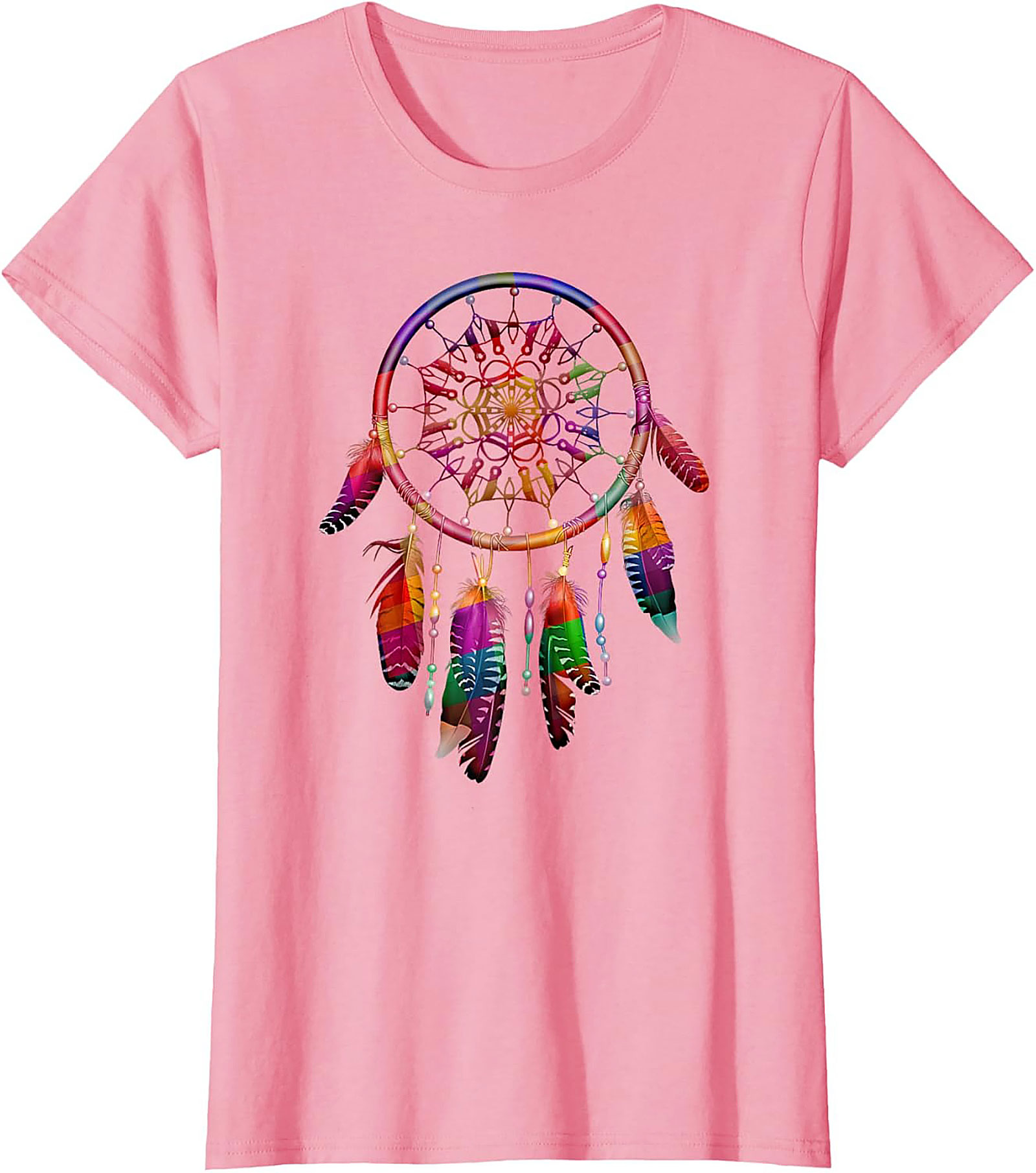 Rainbow Dreamcatcher Graphic Tee Spiritual Unisex Shirt