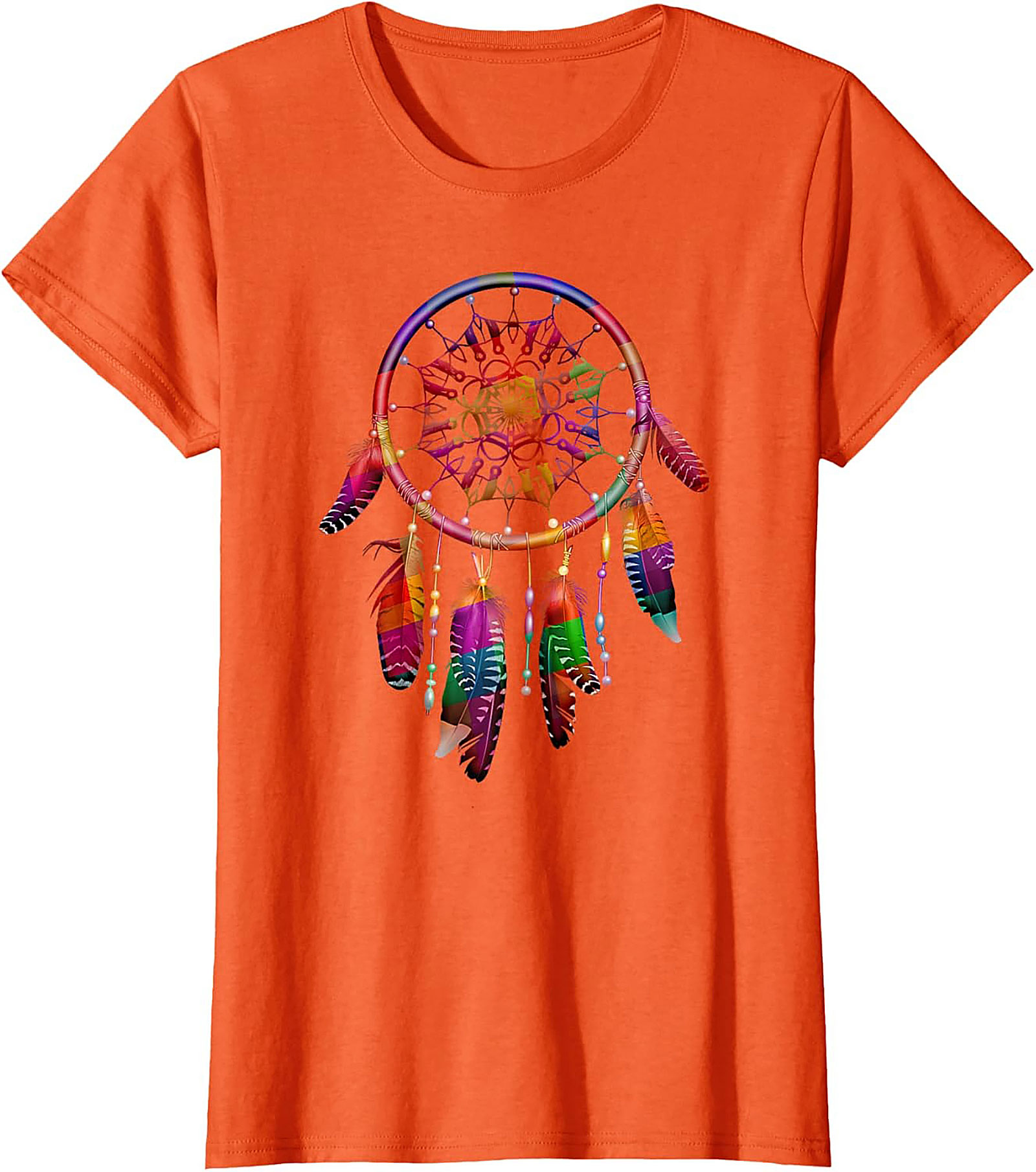 Rainbow Dreamcatcher Graphic Tee Spiritual Unisex Shirt
