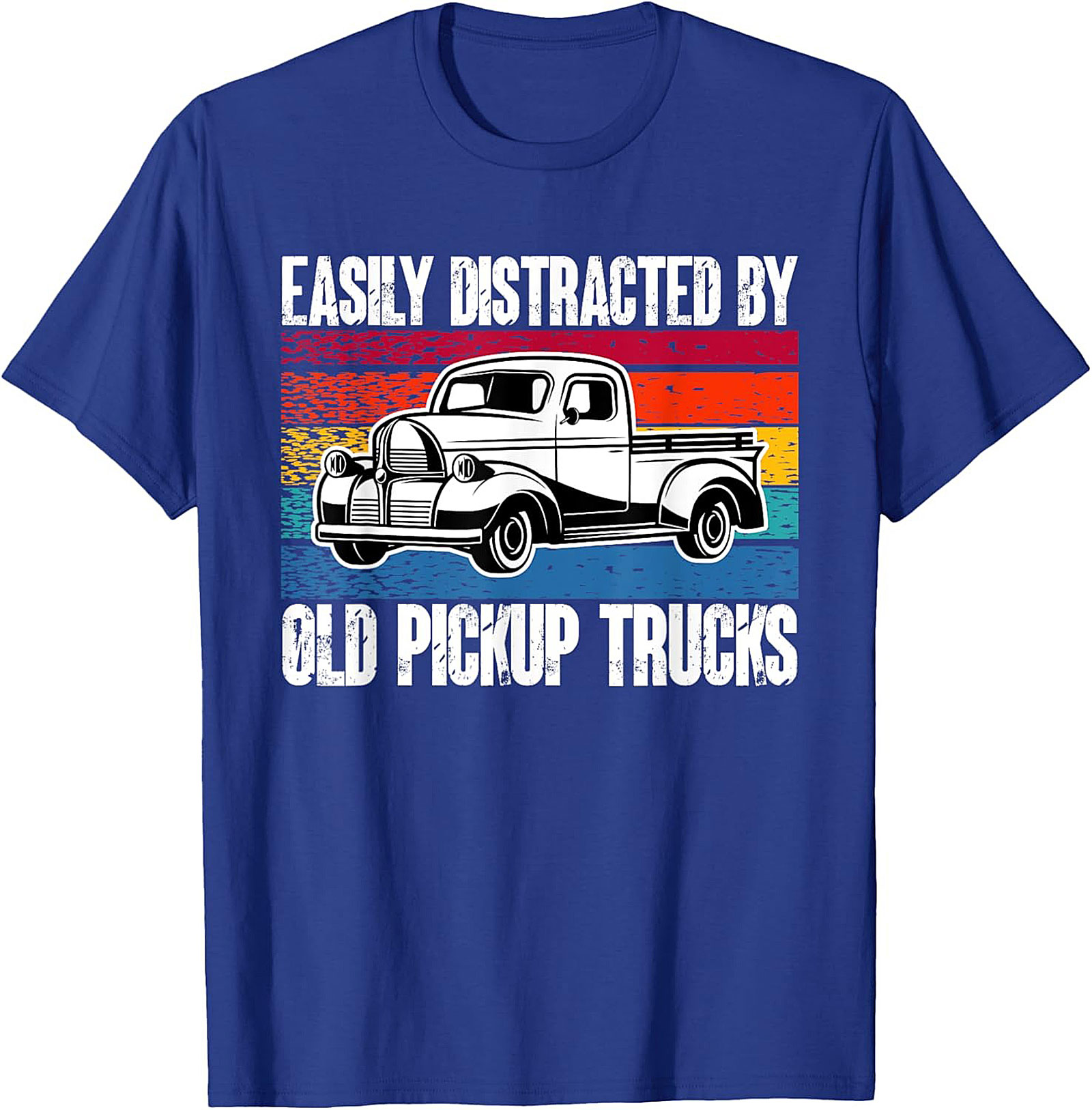 EASILY DISTRACTED BY OLD PICKUP TRUCKS T-SHIRT | VINTAGE TRUCK GRAPHIC TEE