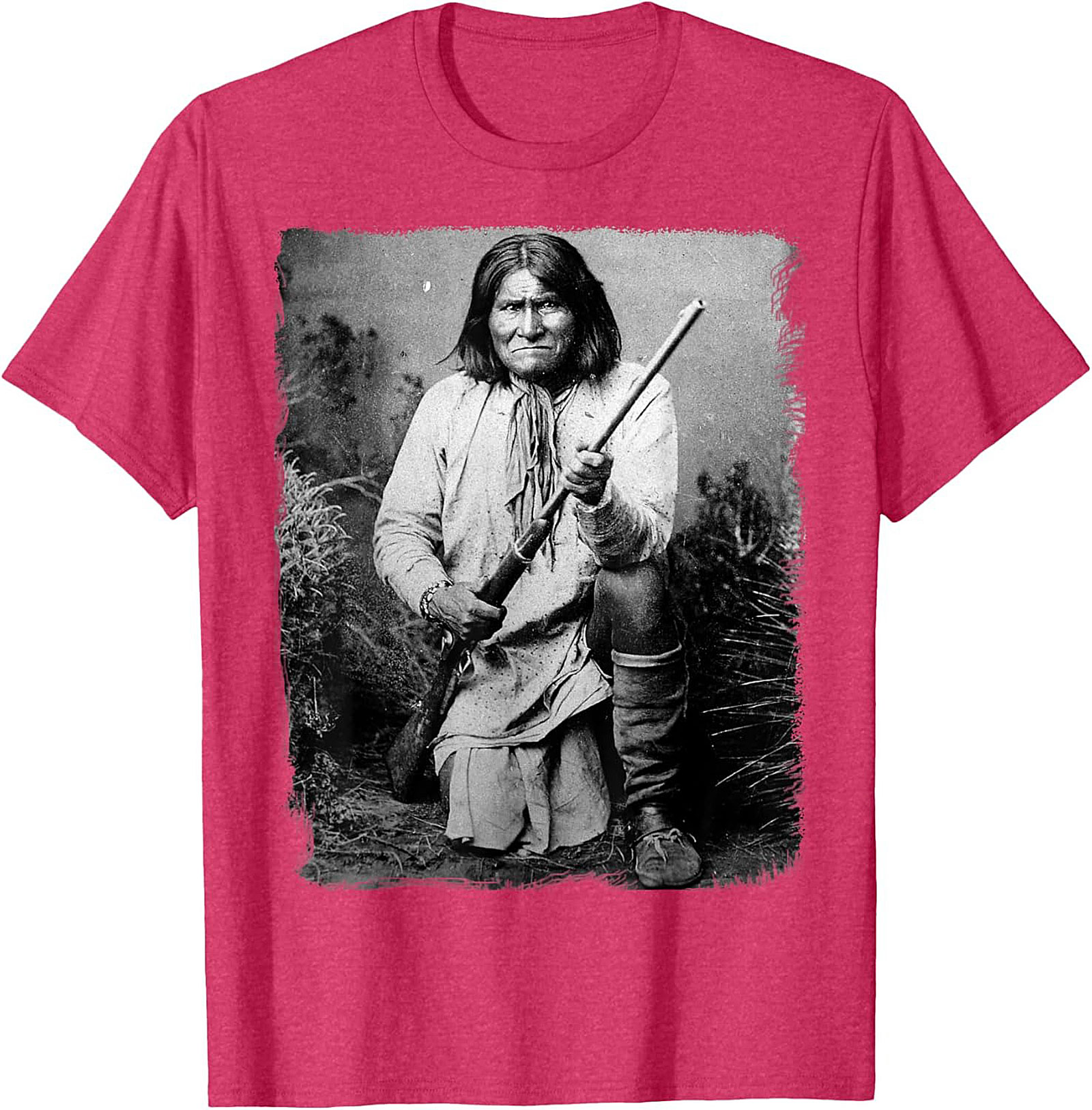 Indigenous Heritage Warrior Portrait Graphic Tee 