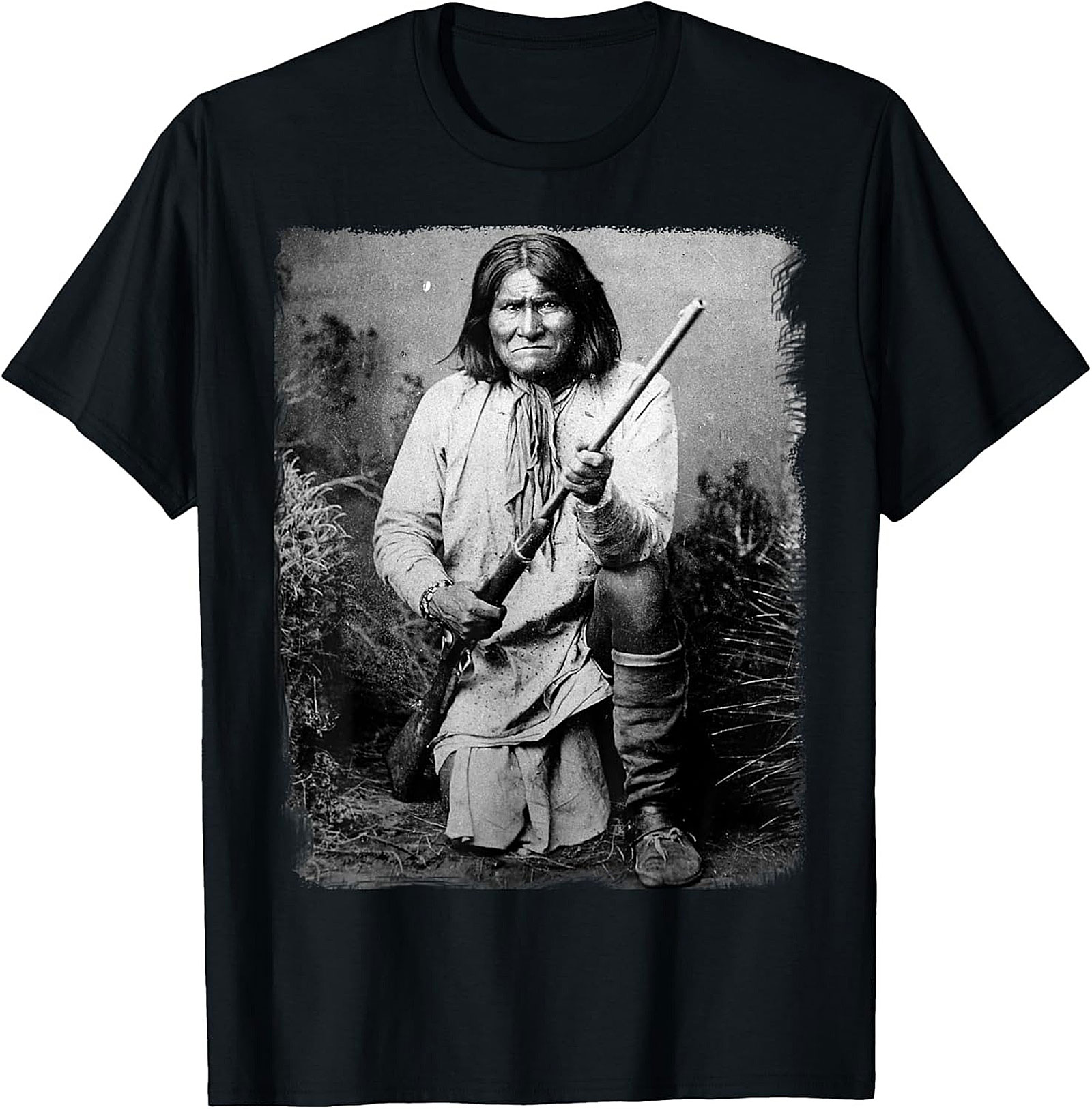 Indigenous Heritage Warrior Portrait Graphic Tee 