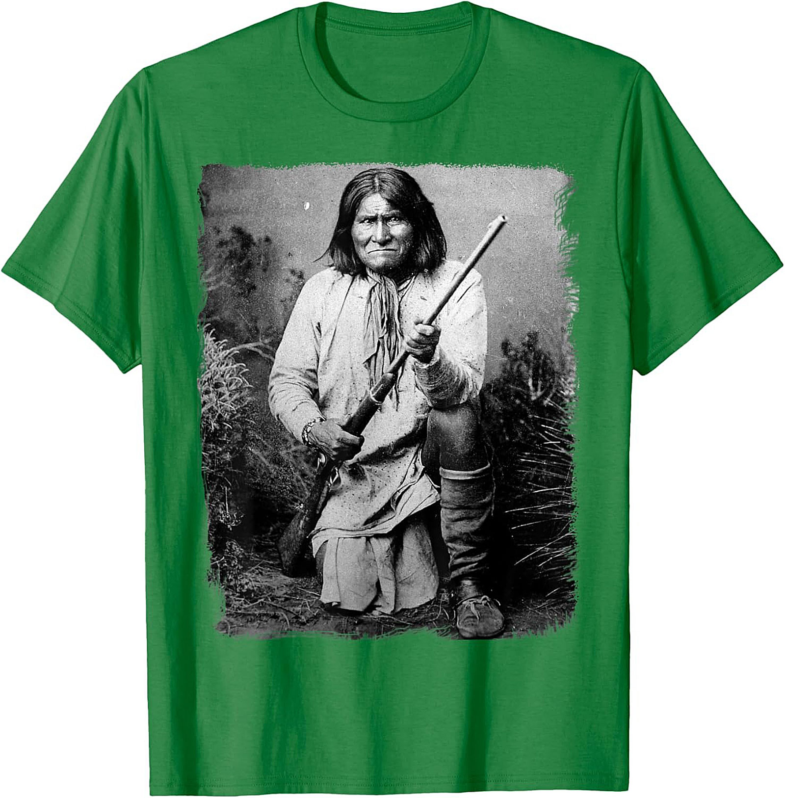 Indigenous Heritage Warrior Portrait Graphic Tee 