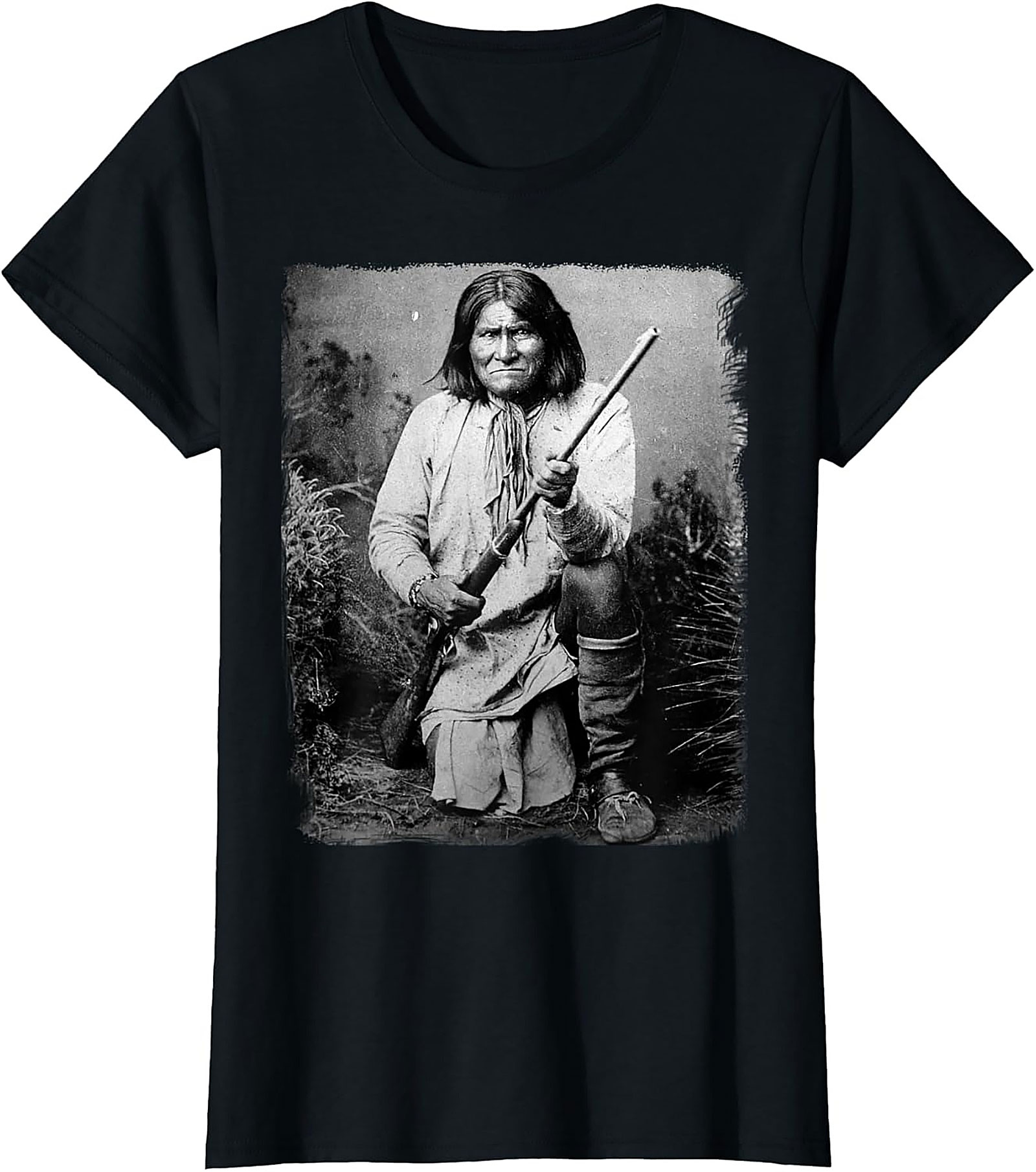 Indigenous Heritage Warrior Portrait Graphic Tee 