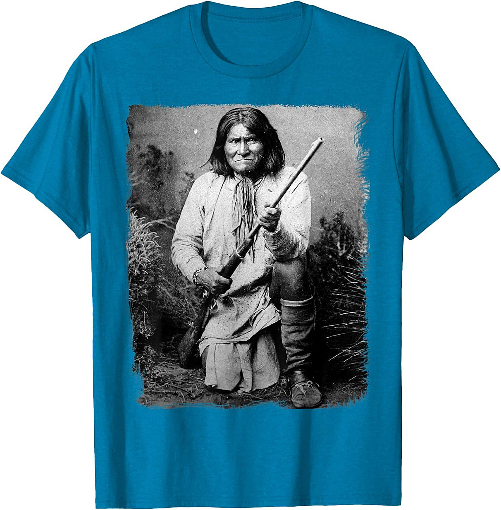 Indigenous Heritage Warrior Portrait Graphic Tee 