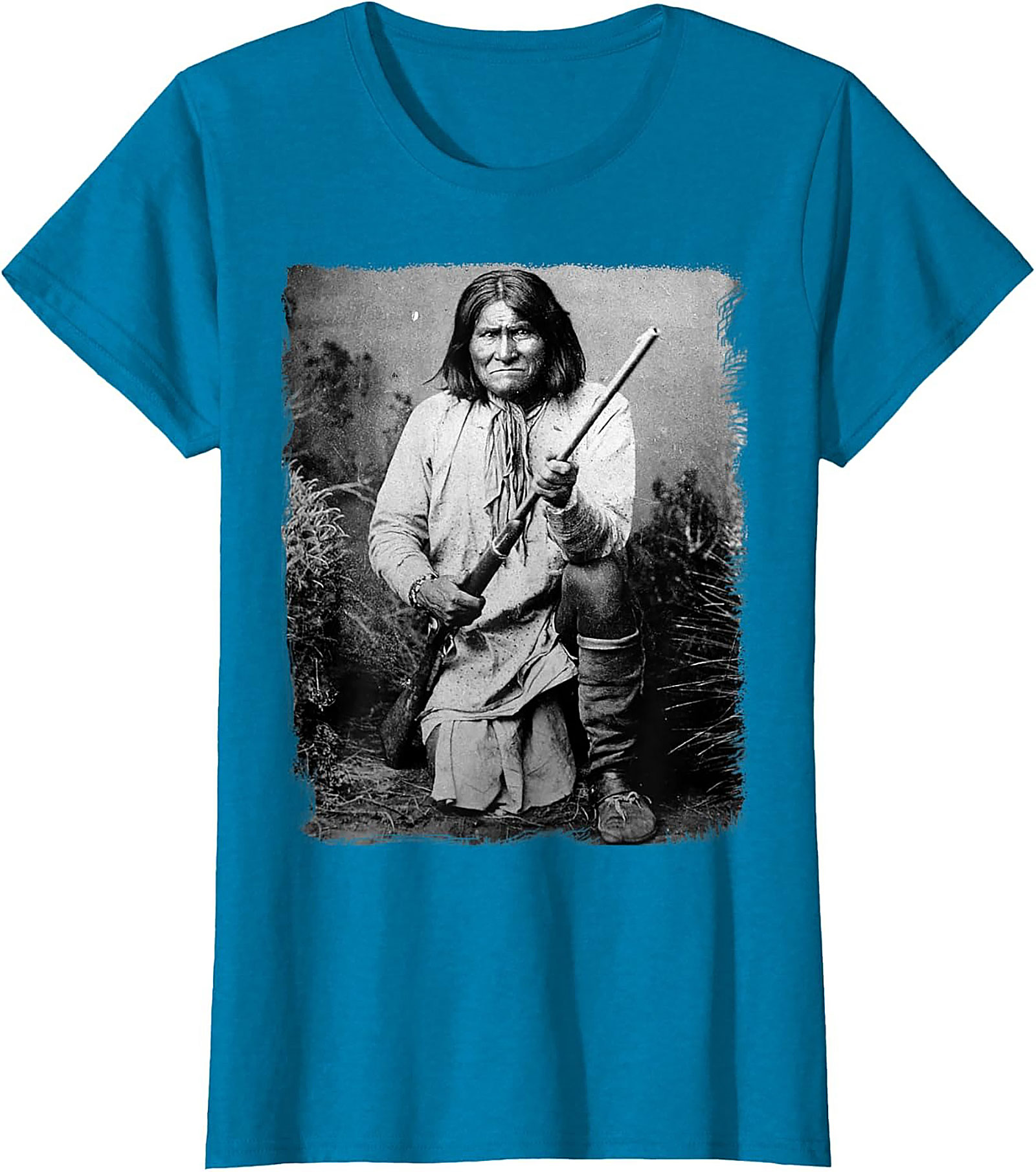 Indigenous Heritage Warrior Portrait Graphic Tee 