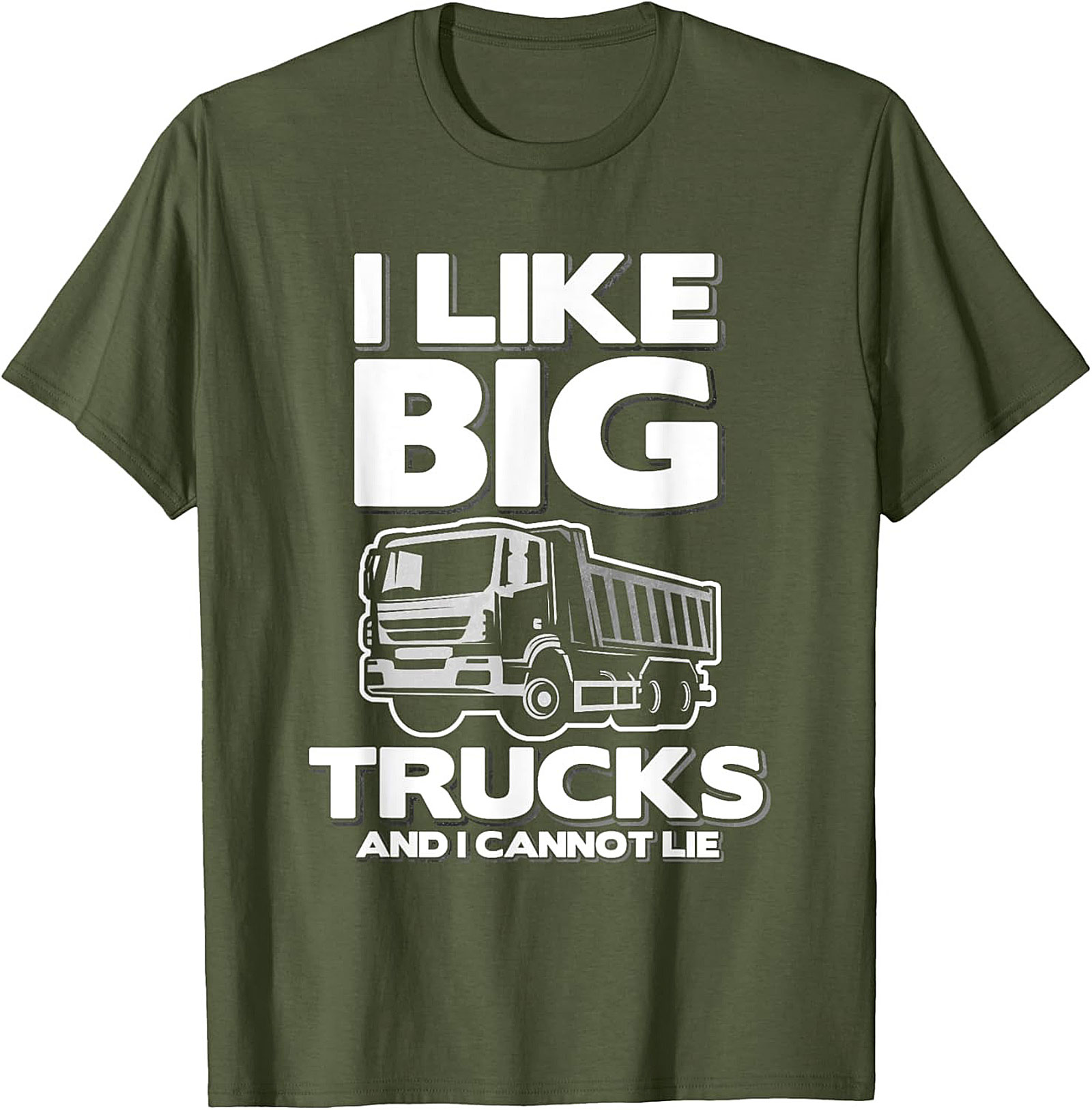I Like Big Trucks Funny Truck T-shirt – Construction Dump Truck Graphic Tee