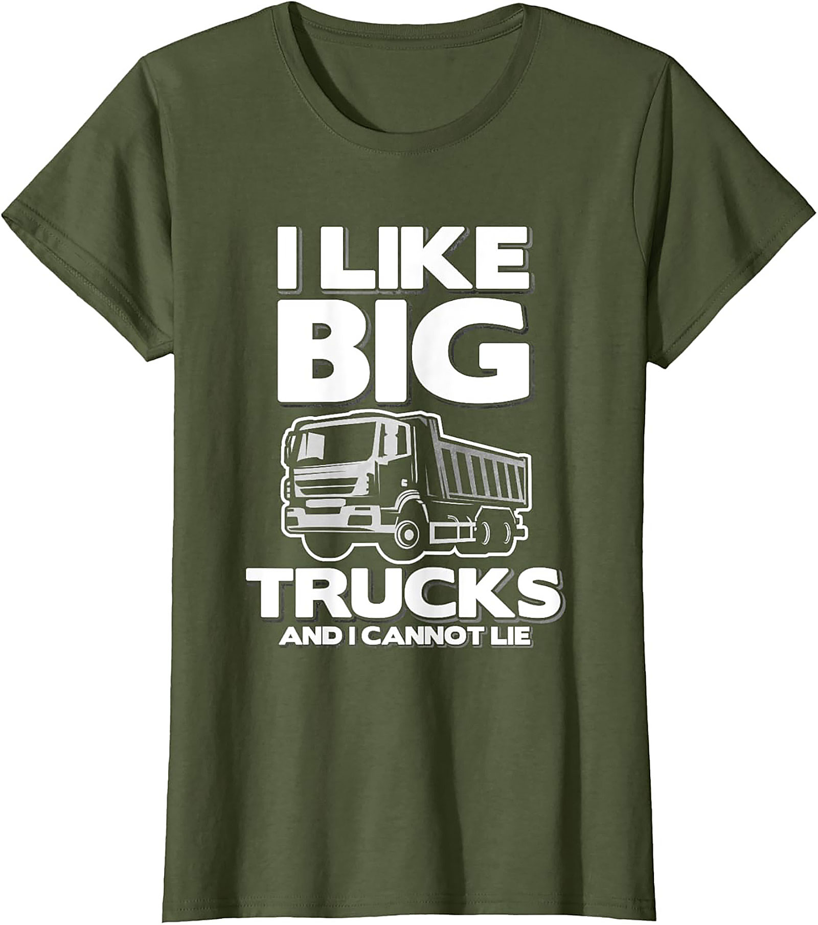 I Like Big Trucks Funny Truck T-shirt – Construction Dump Truck Graphic Tee