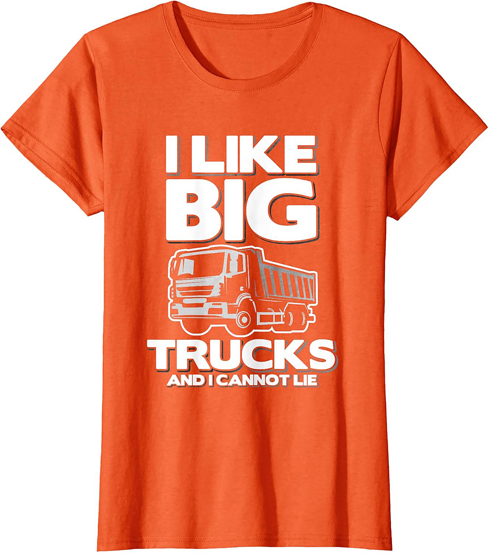 I Like Big Trucks Funny Truck T-shirt – Construction Dump Truck Graphic Tee