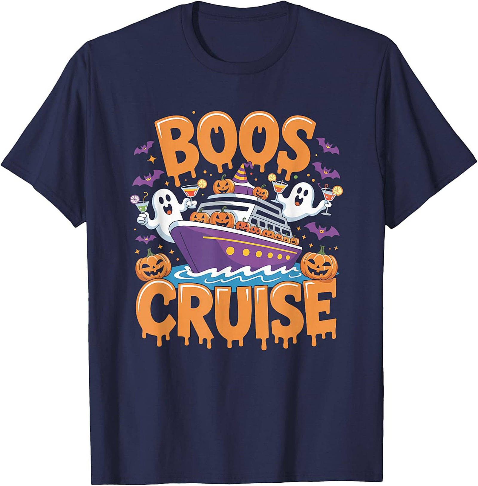 Funny Boos Cruise Halloween T-shirt | Ghost Party Tee