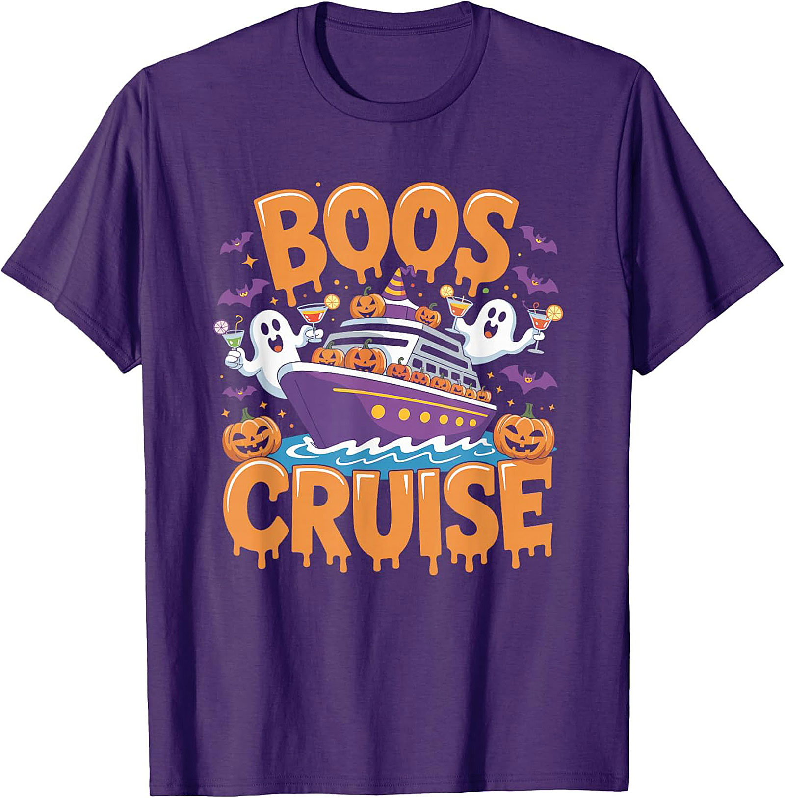 Funny Boos Cruise Halloween T-shirt | Ghost Party Tee