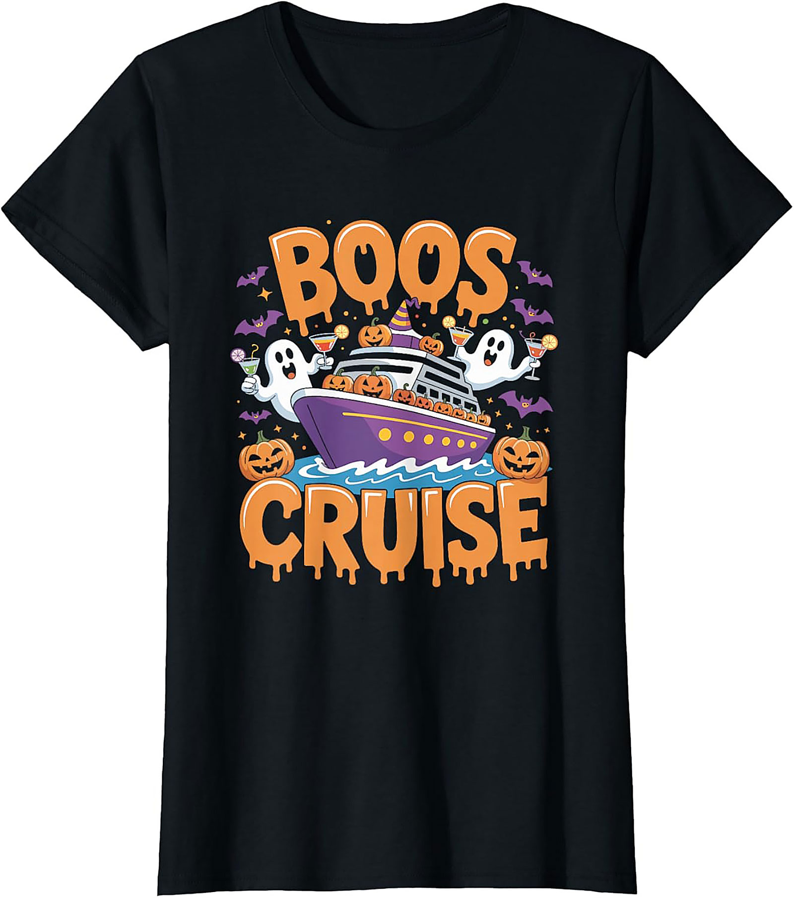 Funny Boos Cruise Halloween T-shirt | Ghost Party Tee