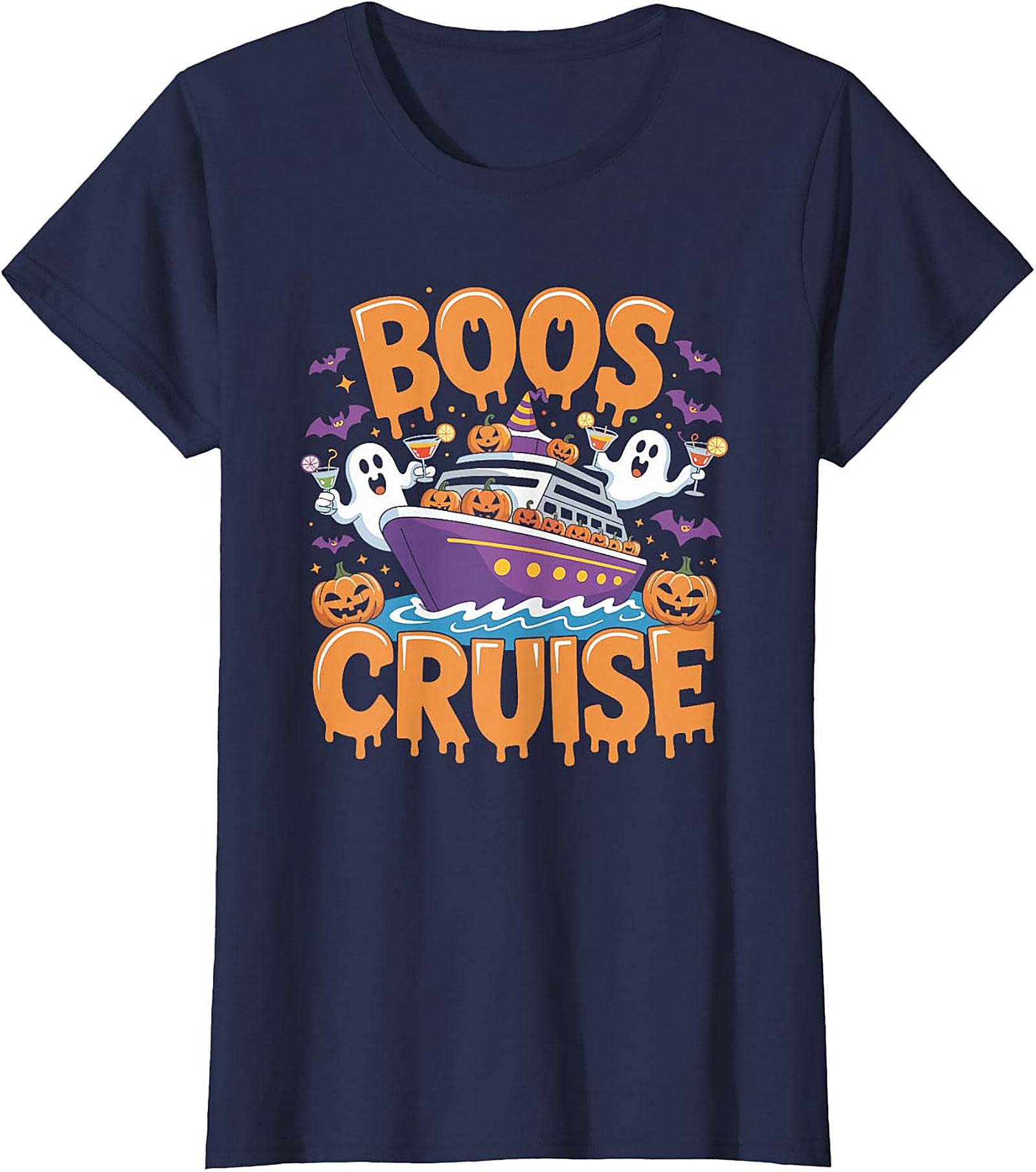 Funny Boos Cruise Halloween T-shirt | Ghost Party Tee