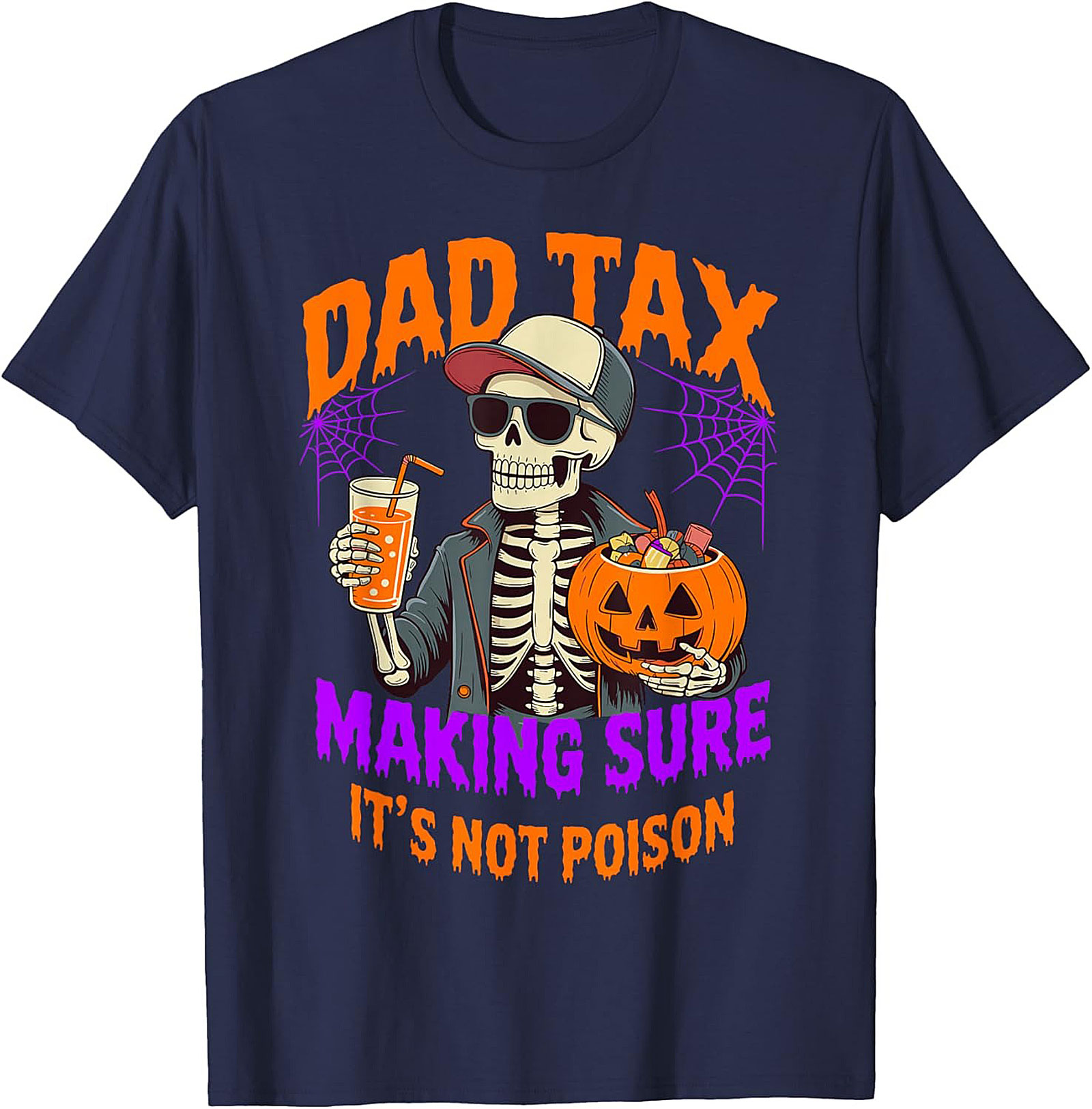 Dad Tax Halloween T-Shirt | Funny Dad Graphic Tee Gift
