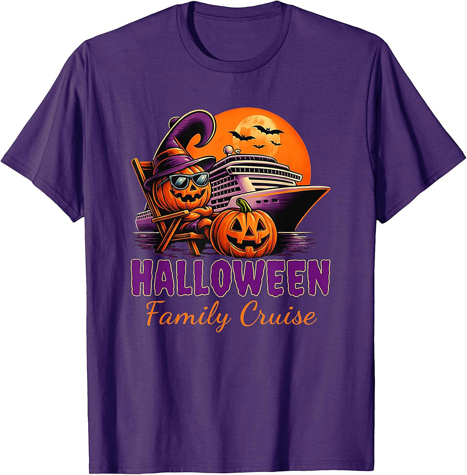 Halloween Cruise T-shirt | Spooky Family Vacation Graphic Tee