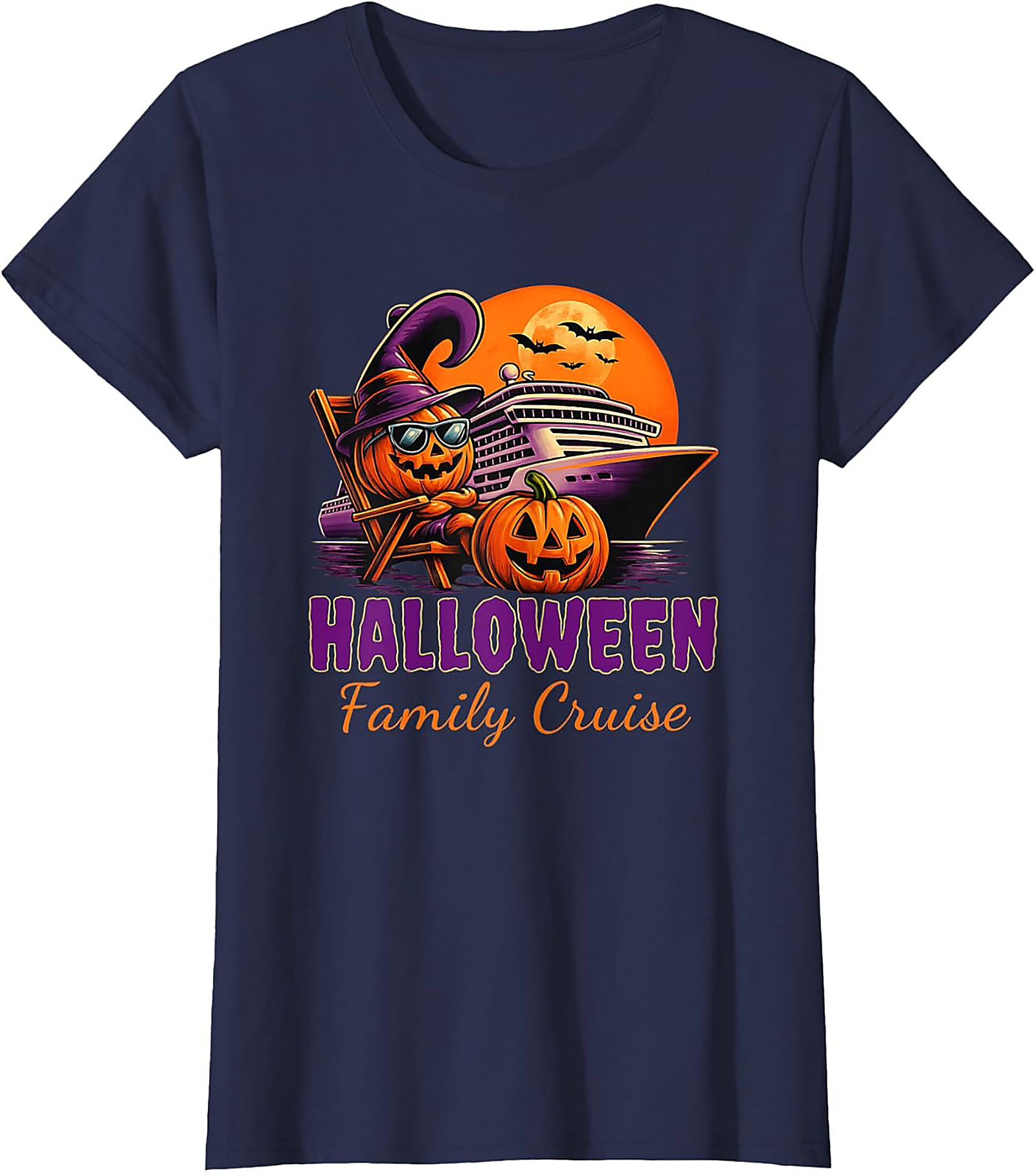 Halloween Cruise T-shirt | Spooky Family Vacation Graphic Tee