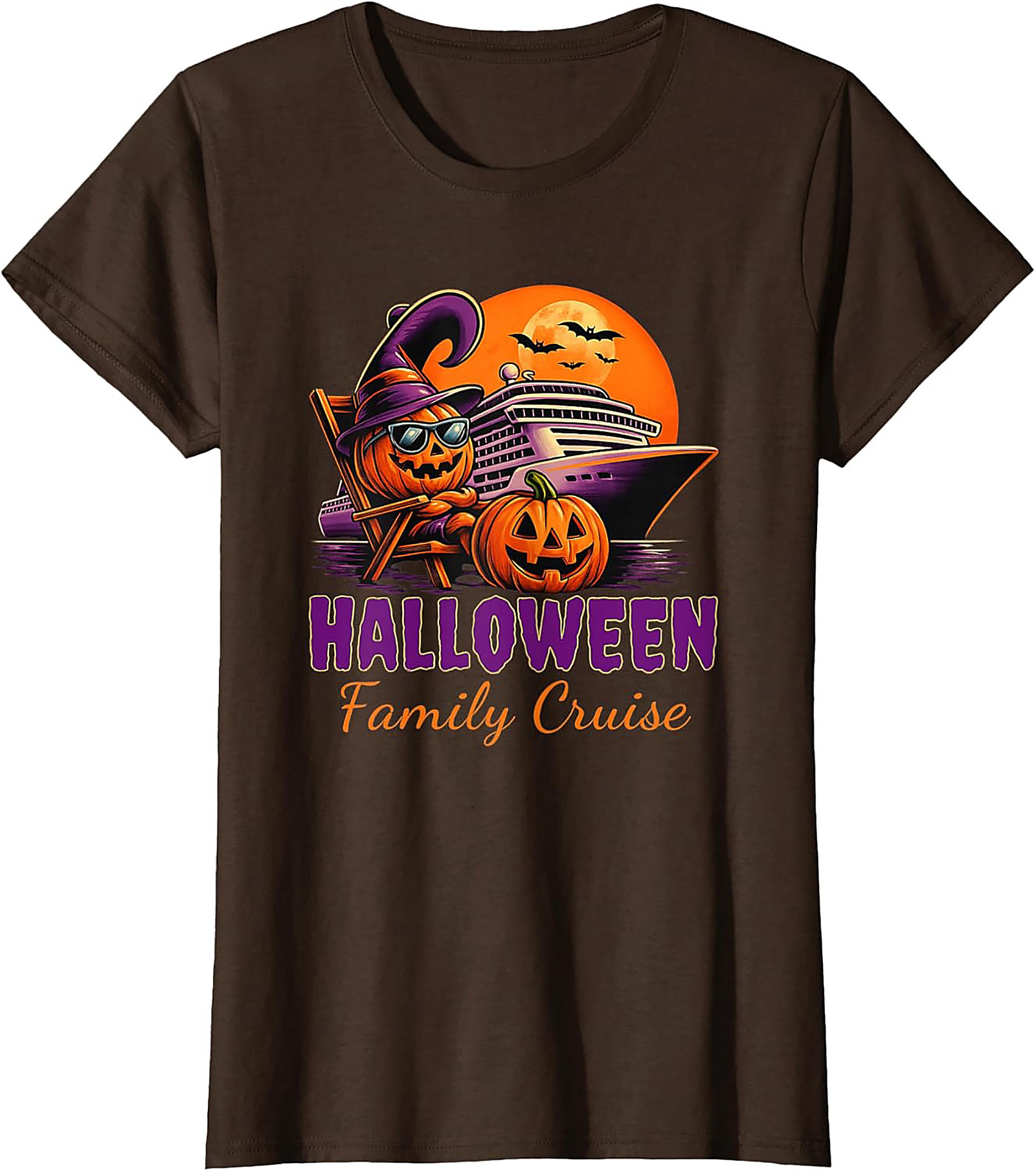 Halloween Cruise T-shirt | Spooky Family Vacation Graphic Tee