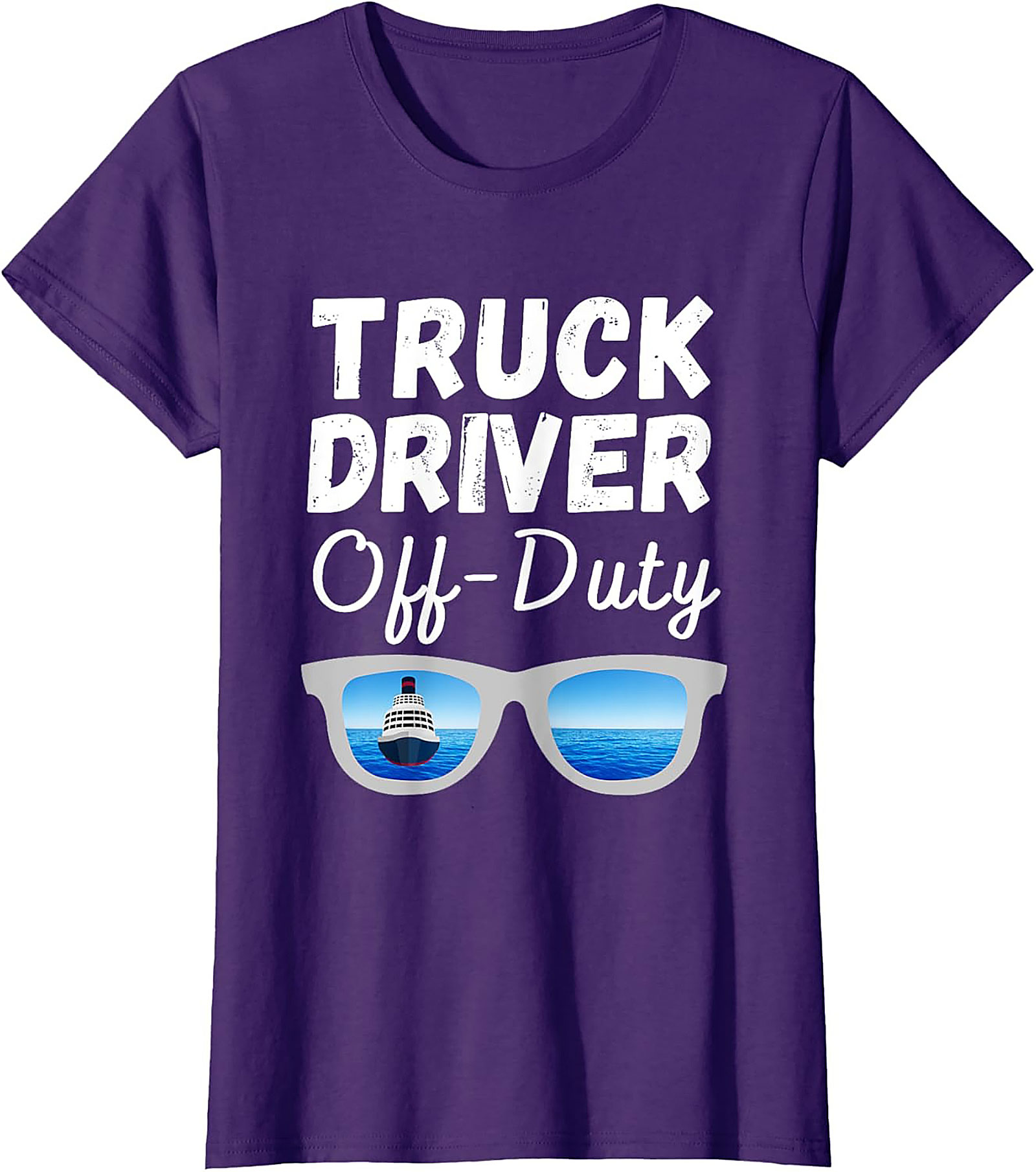 Truck Driver Off-Duty T-shirt | Funny Trucker Vacation Graphic Tee