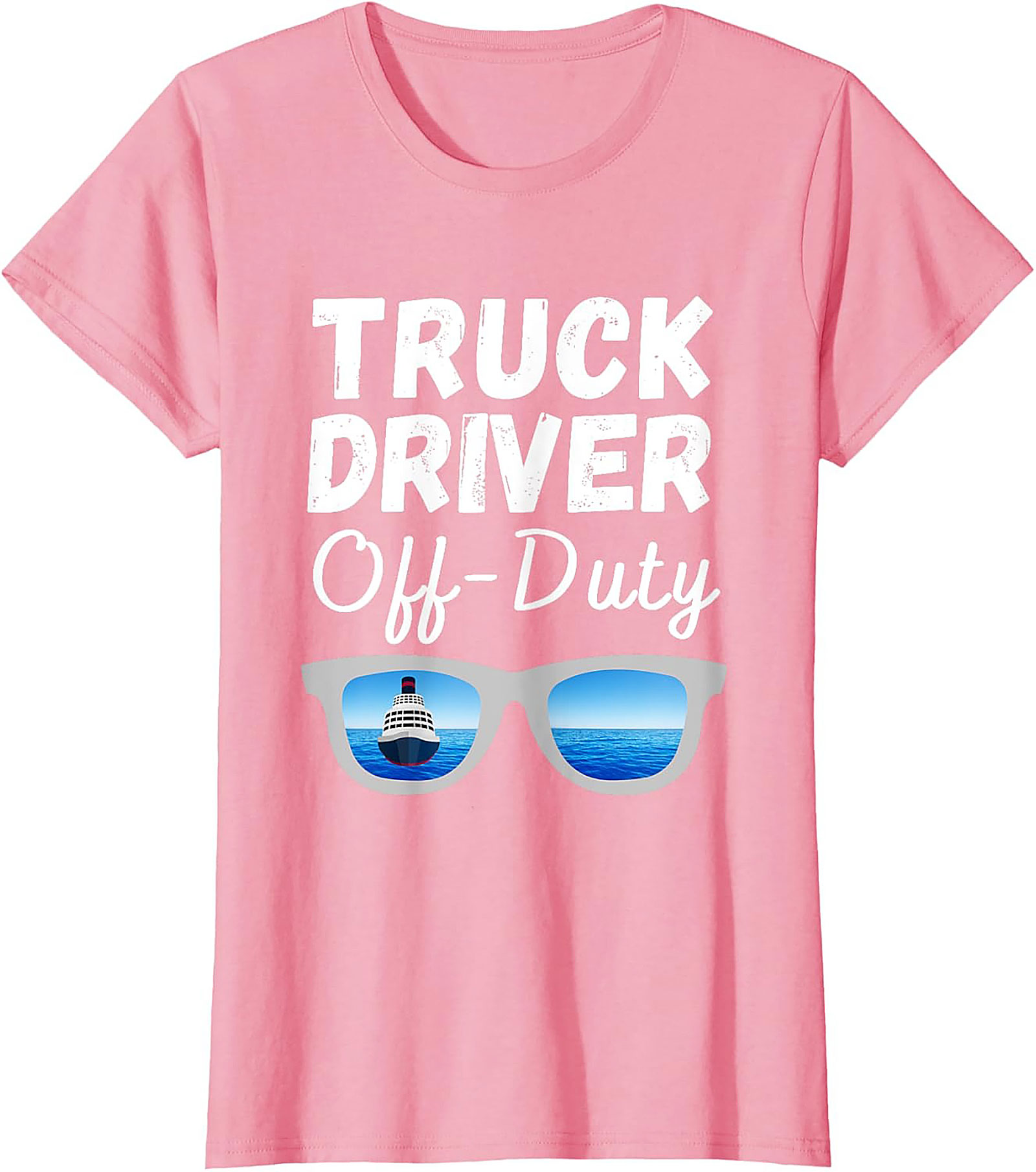 Truck Driver Off-Duty T-shirt | Funny Trucker Vacation Graphic Tee