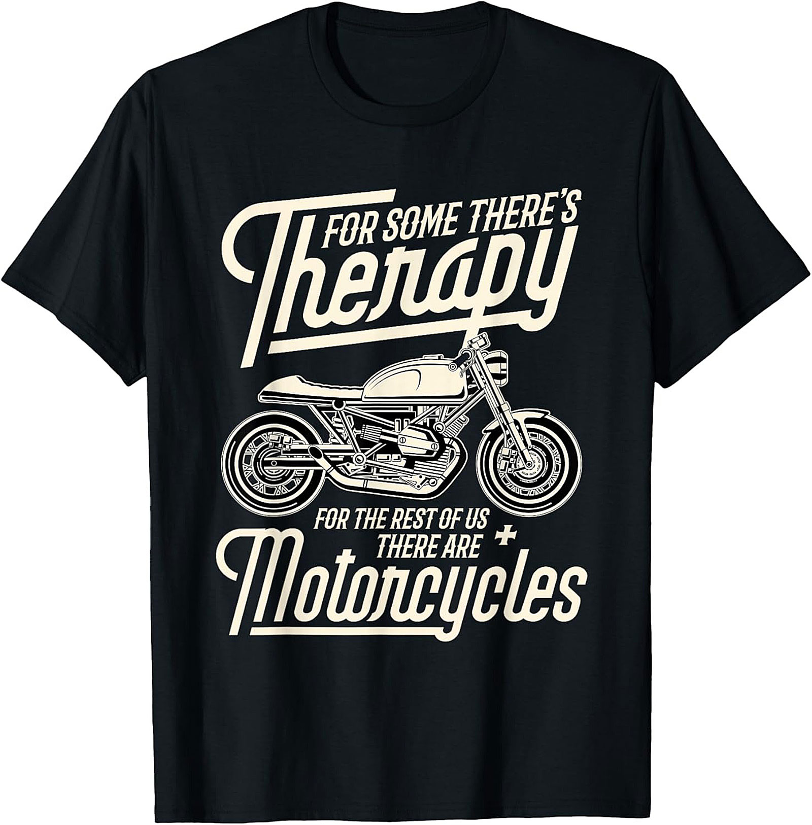 Motorcycle Therapy T-shirt Funny Biker Graphic Tee