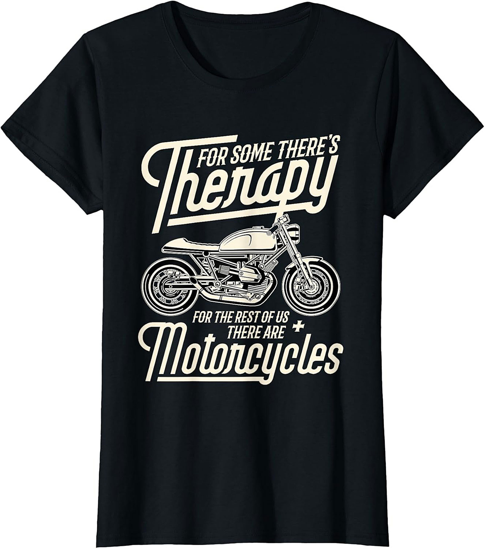 Motorcycle Therapy T-shirt Funny Biker Graphic Tee