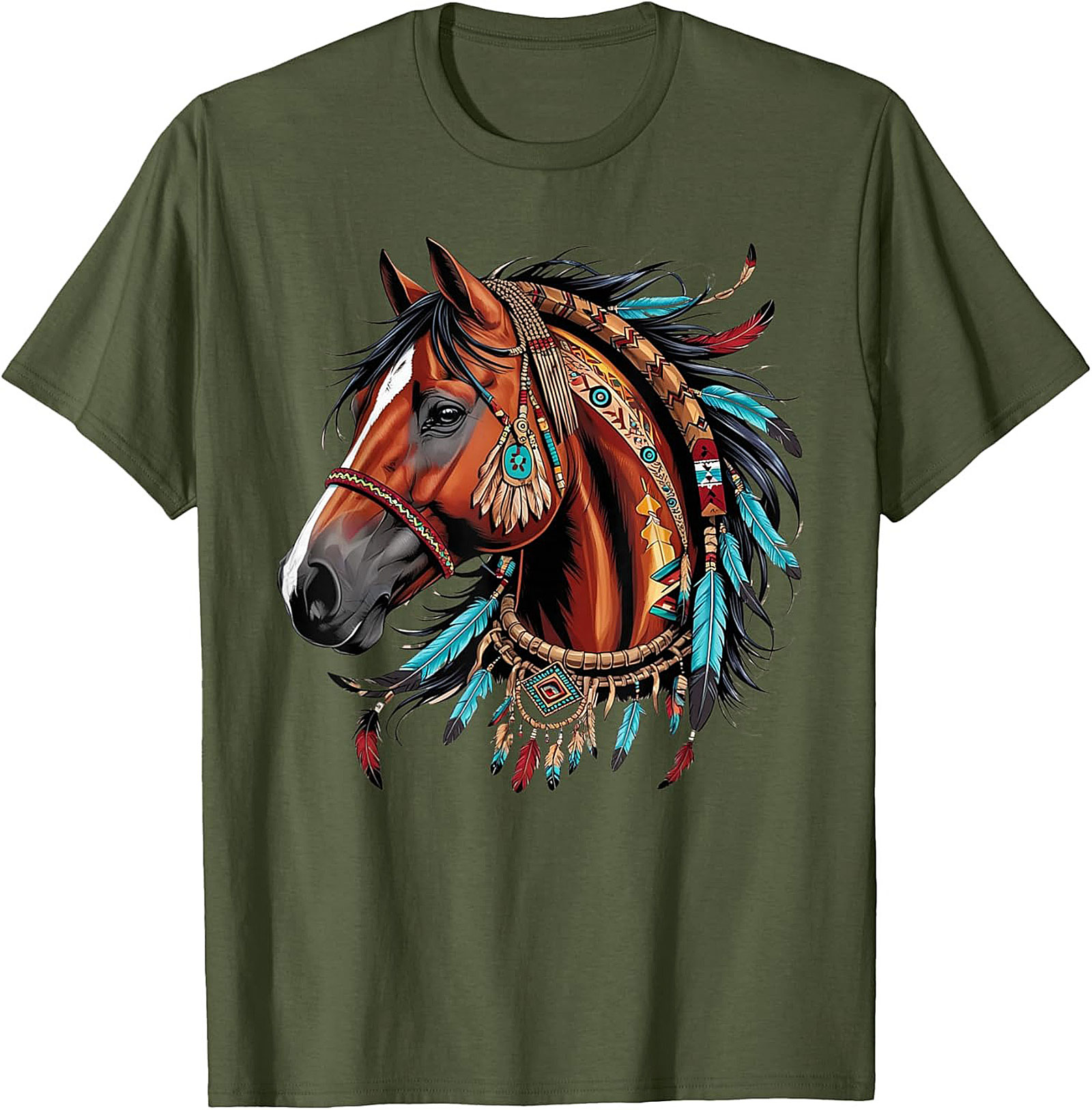  Spirit Horse Graphic Tee Majestic Unisex Shirt