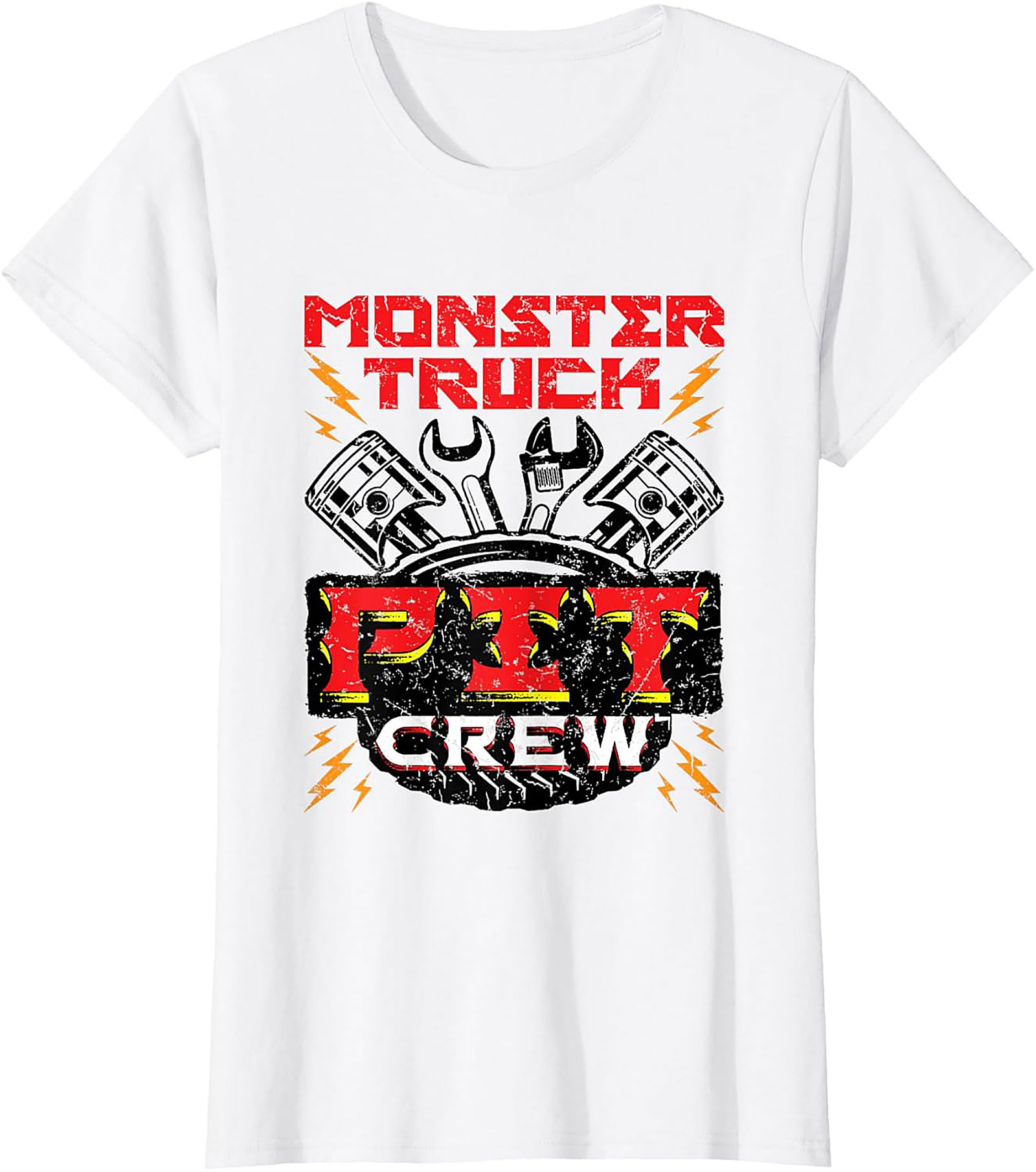 Monster Truck Fix Crew Graphic Tee – Mechanic Pit Stop Unisex Shirt