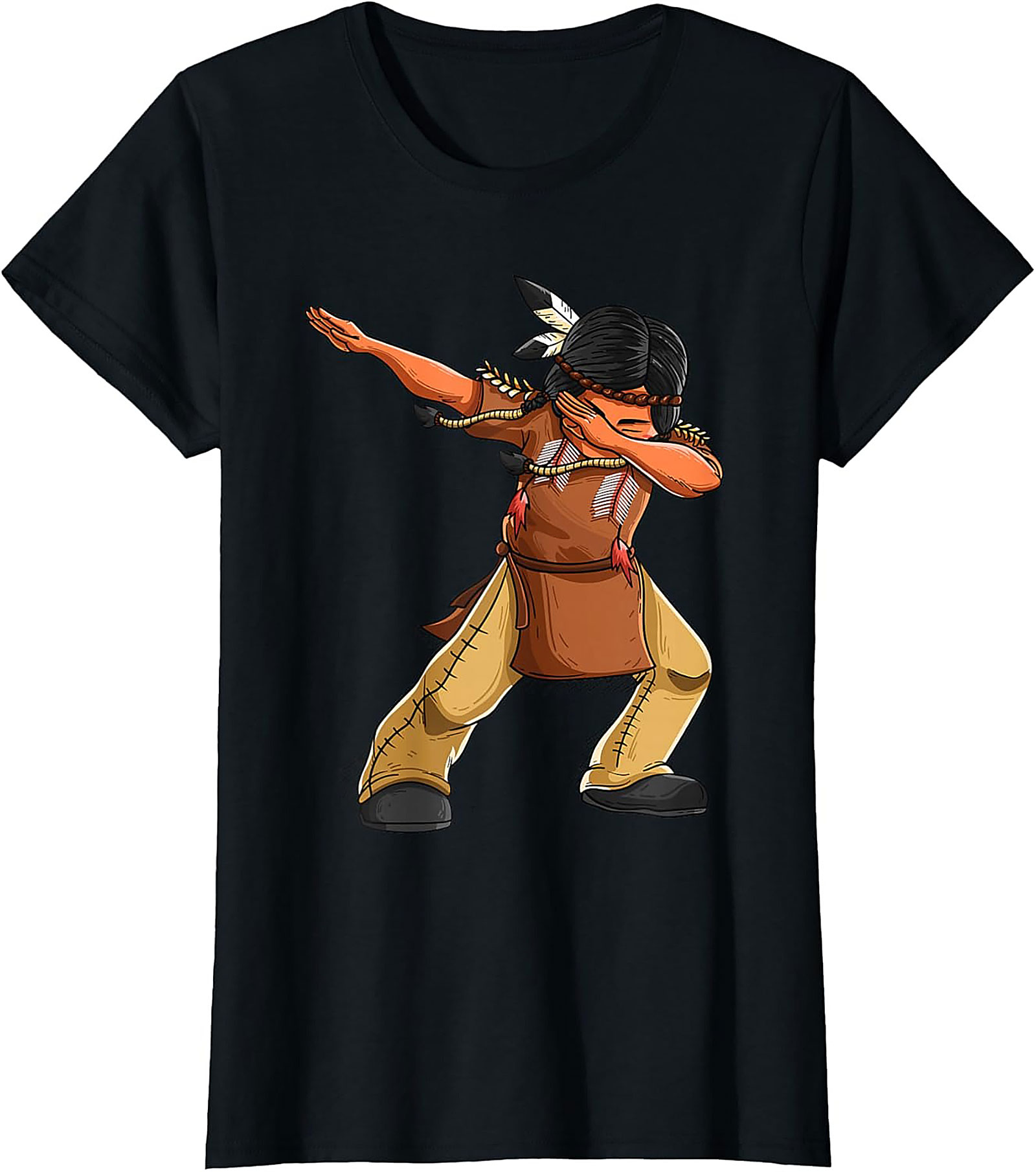  Funny Native American Dab T-shirt Indigenous Tee