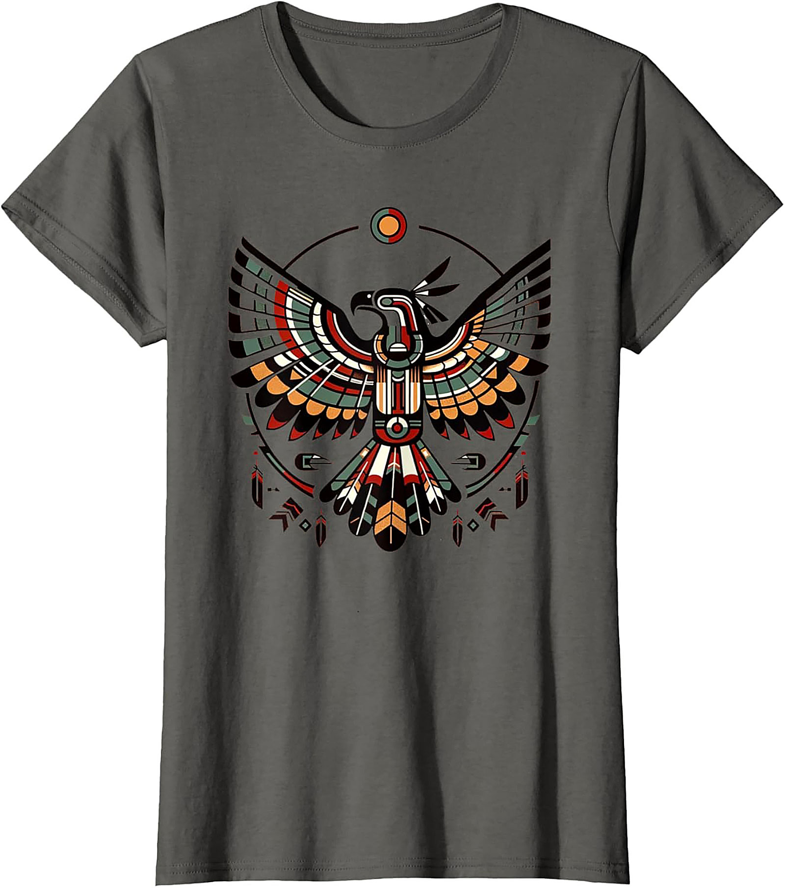  Tribal Eagle Graphic Tee Native American Style Unisex Shirt