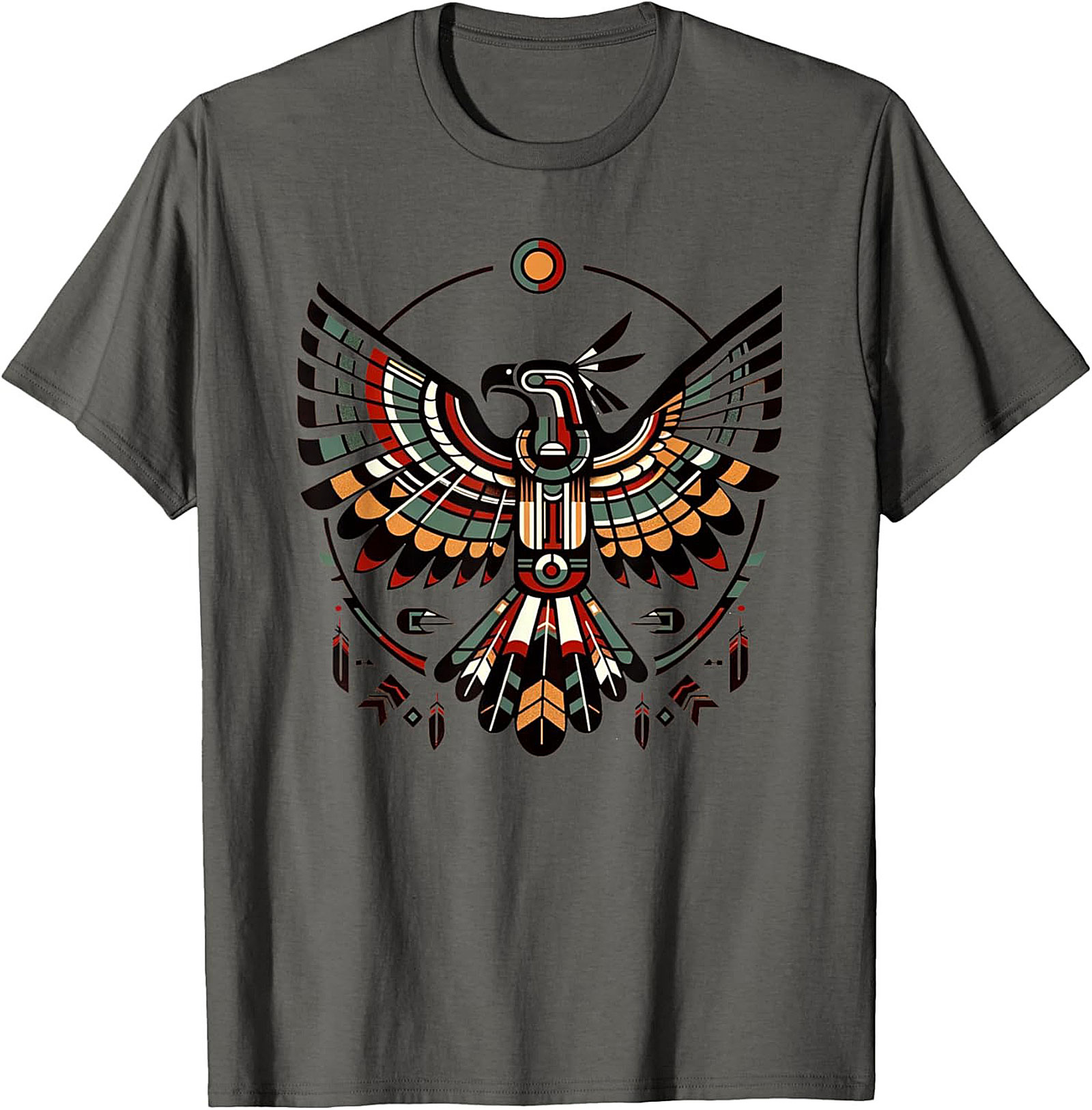  Tribal Eagle Graphic Tee Native American Style Unisex Shirt