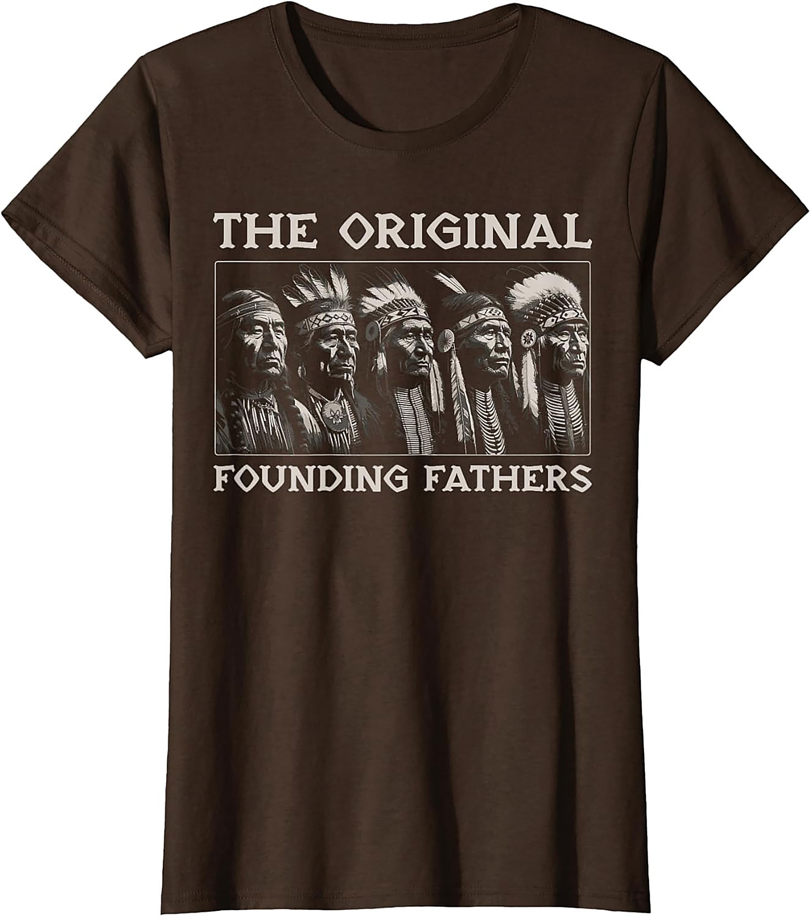  Original Founding Fathers T-Shirt Native American Graphic Tee