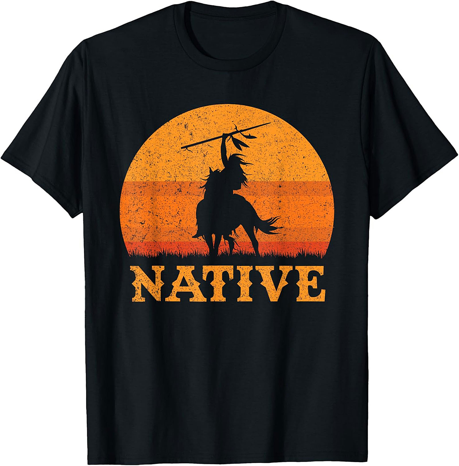 Native American T-Shirt Vintage Indigenous Heritage Tee
