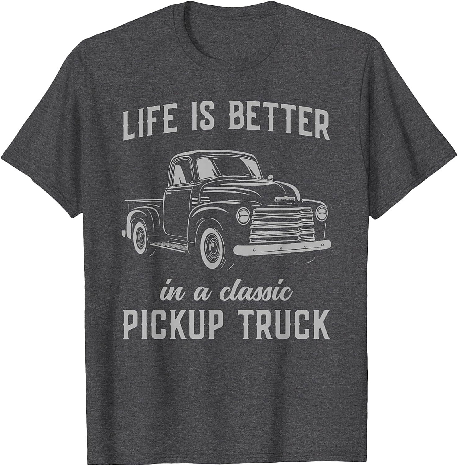 Classic Pickup Truck T-shirt - Life is Better Vintage Truck Graphic Tee