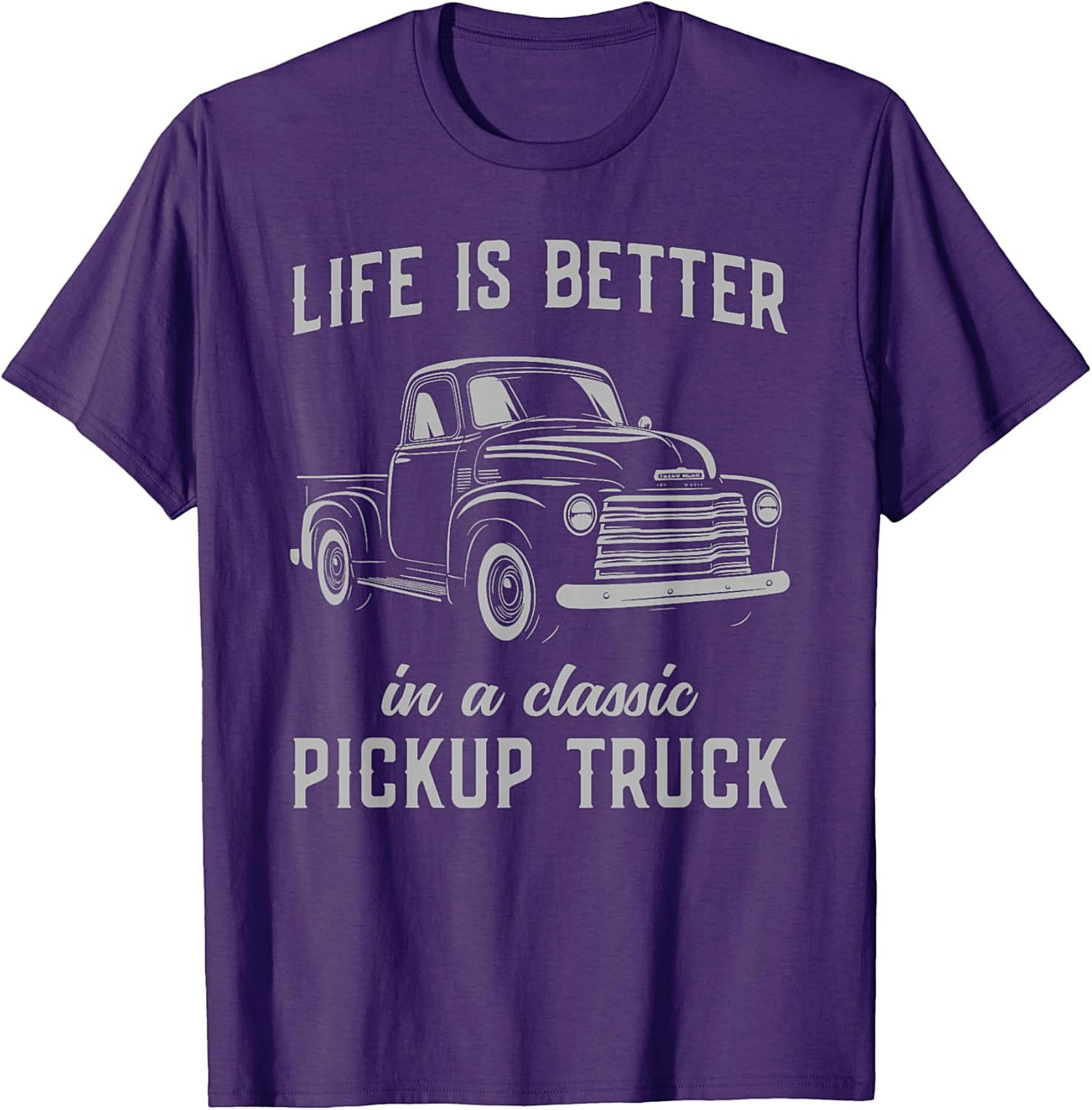 Classic Pickup Truck T-shirt - Life is Better Vintage Truck Graphic Tee