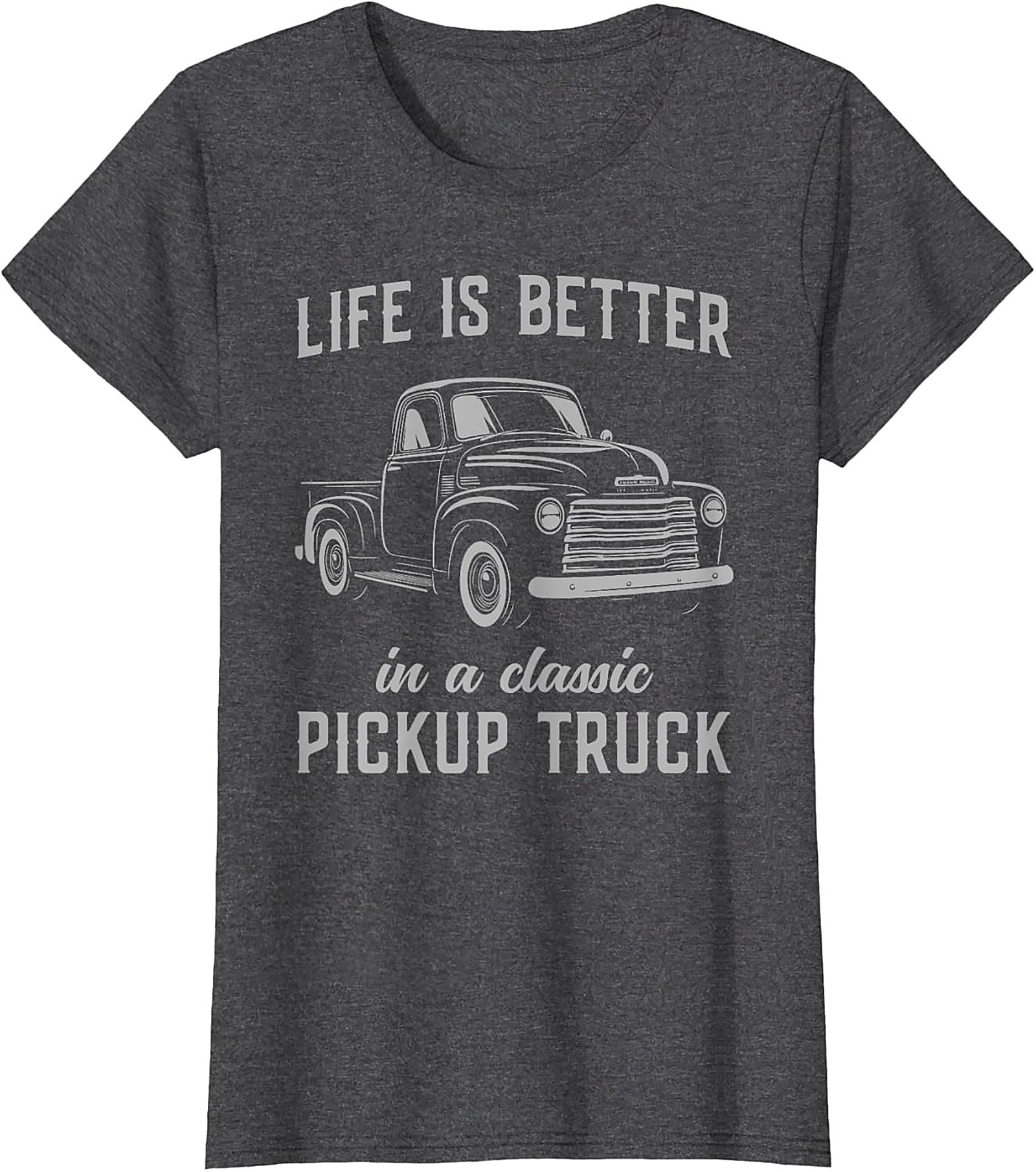 Classic Pickup Truck T-shirt - Life is Better Vintage Truck Graphic Tee