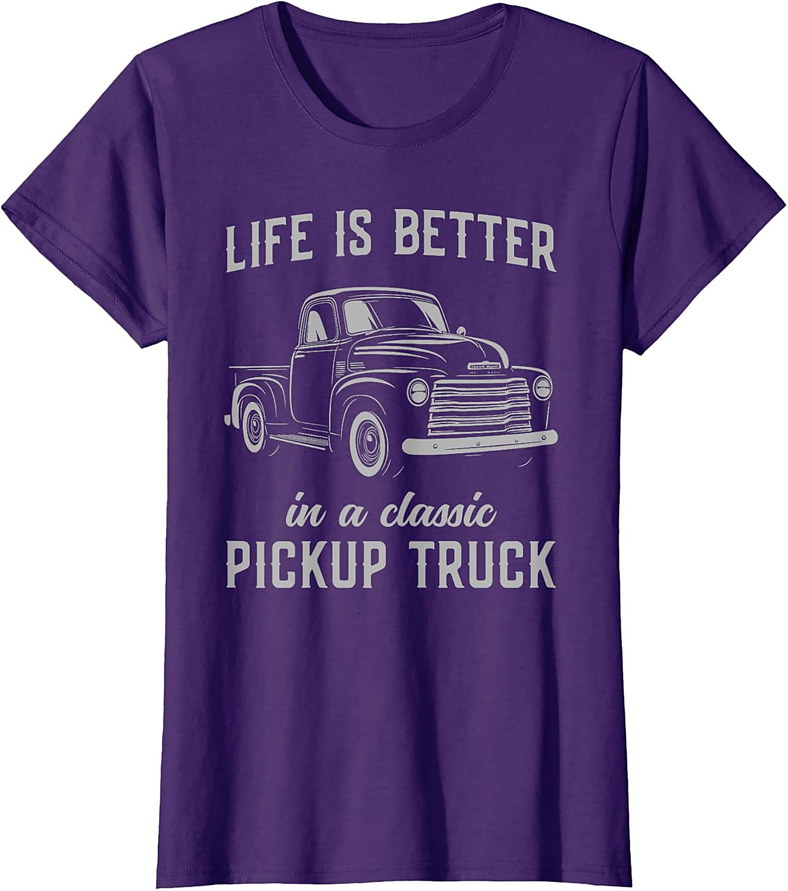 Classic Pickup Truck T-shirt - Life is Better Vintage Truck Graphic Tee