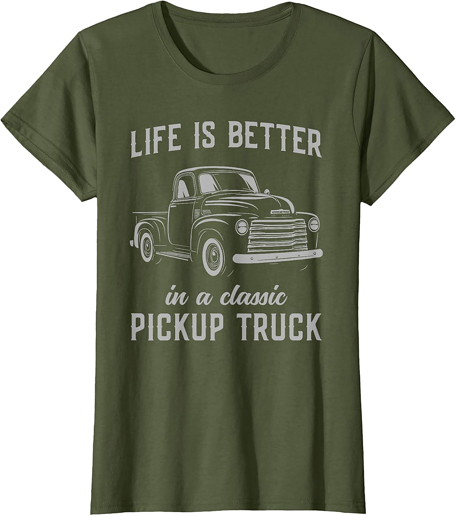Classic Pickup Truck T-shirt - Life is Better Vintage Truck Graphic Tee