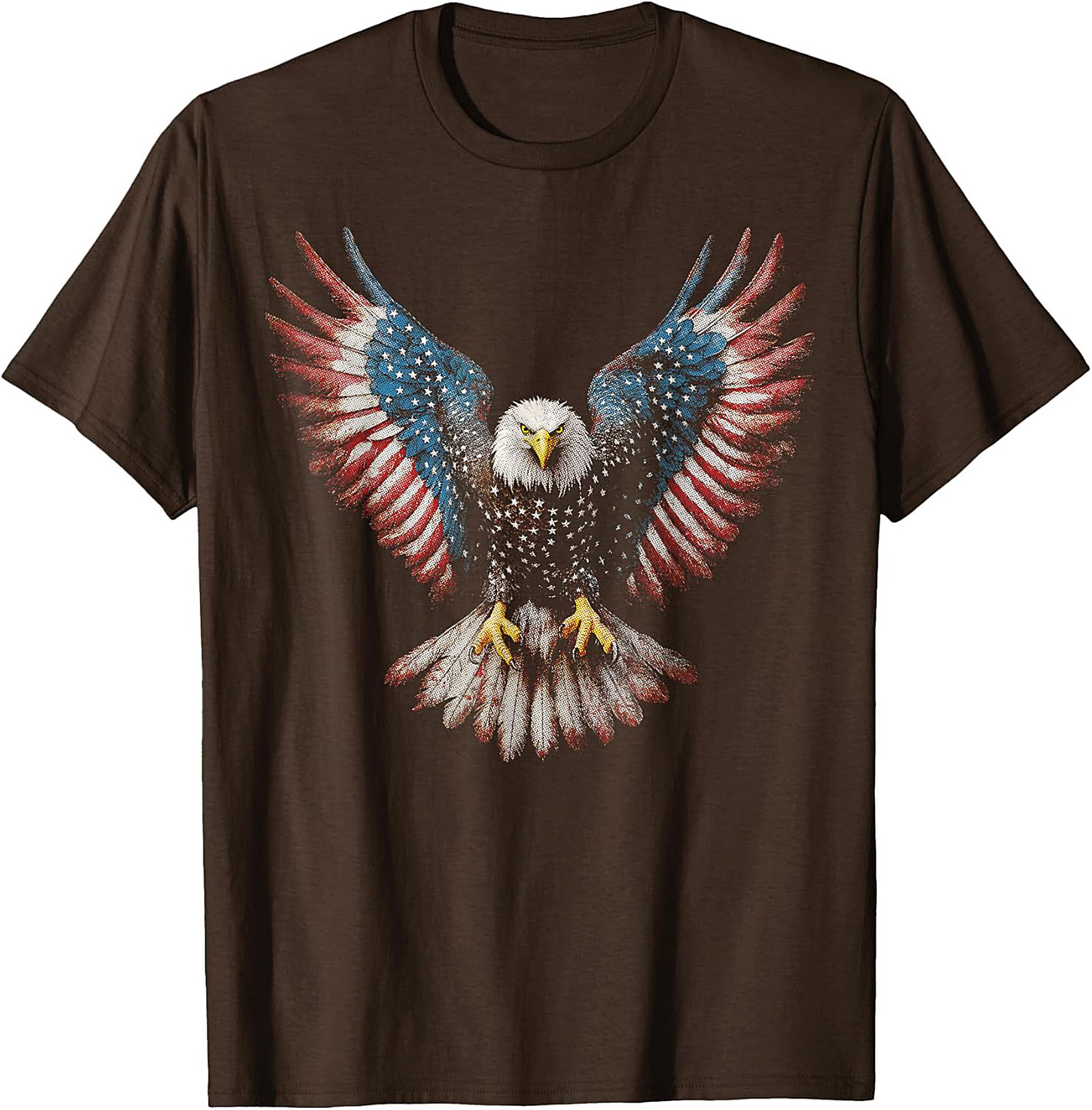 Patriotic Eagle Graphic Tee | American Flag Unisex Shirt