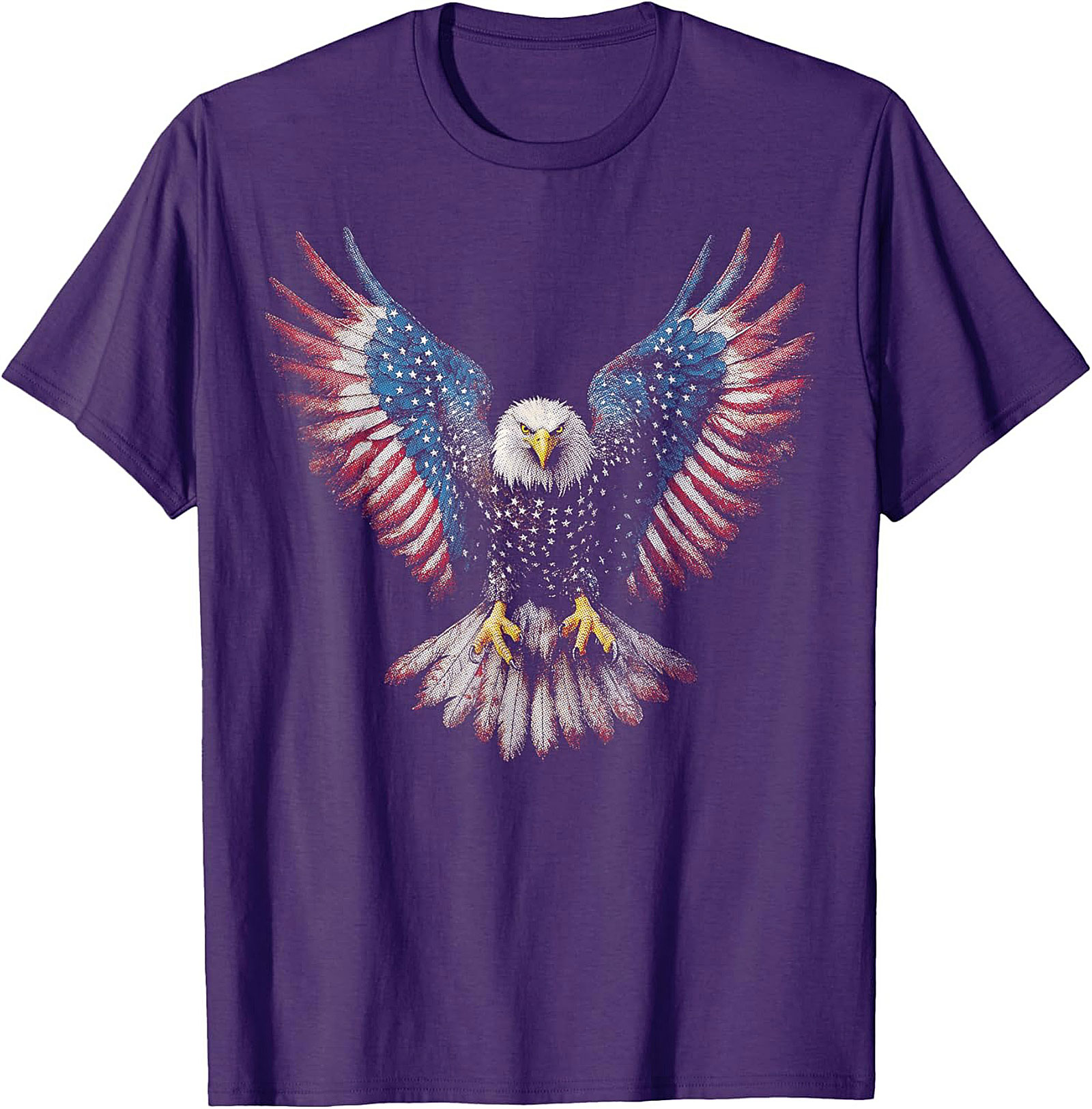 Patriotic Eagle Graphic Tee | American Flag Unisex Shirt