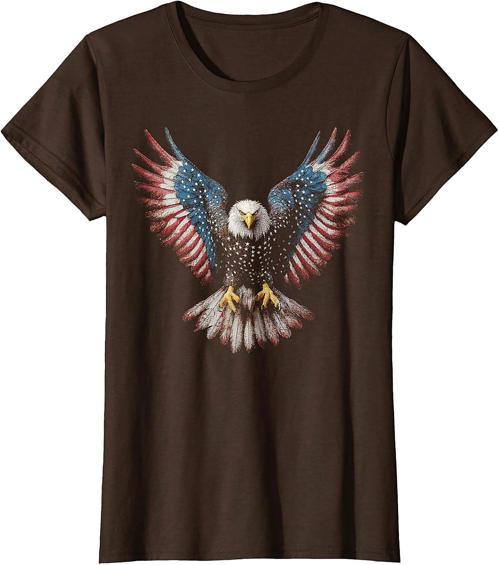Patriotic Eagle Graphic Tee | American Flag Unisex Shirt