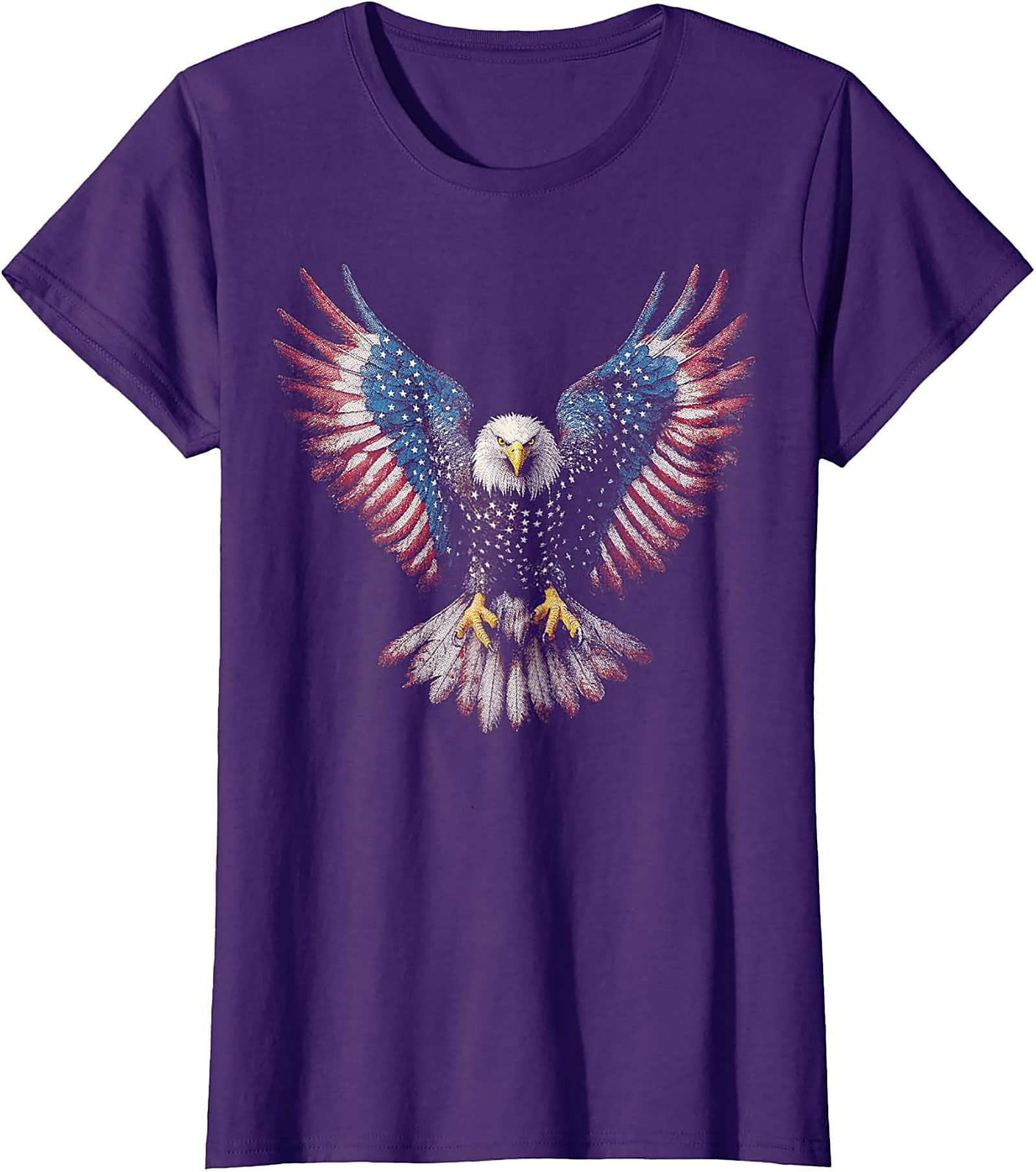Patriotic Eagle Graphic Tee | American Flag Unisex Shirt